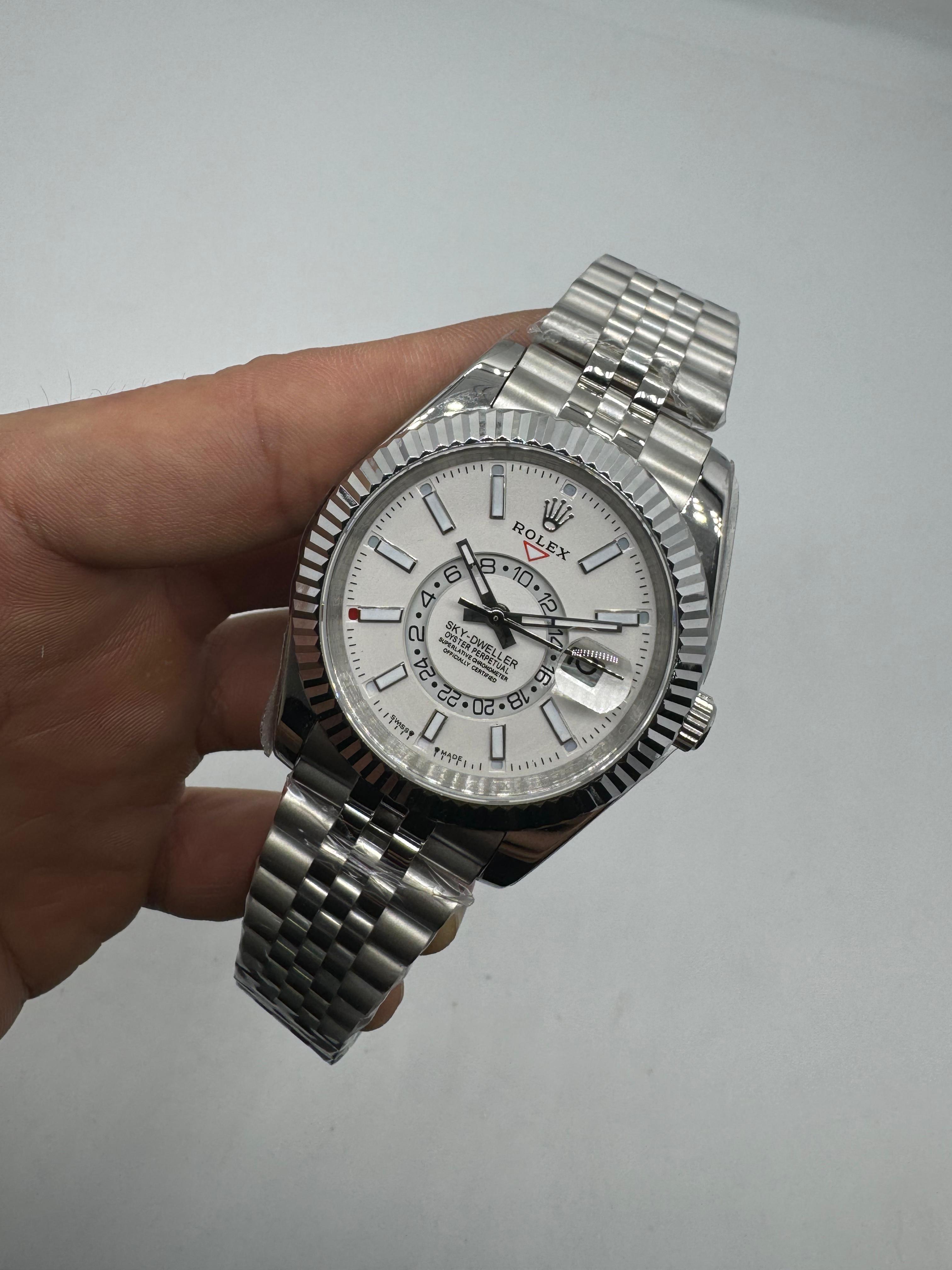 Rolex Sky-Dweller Mostrador Branca