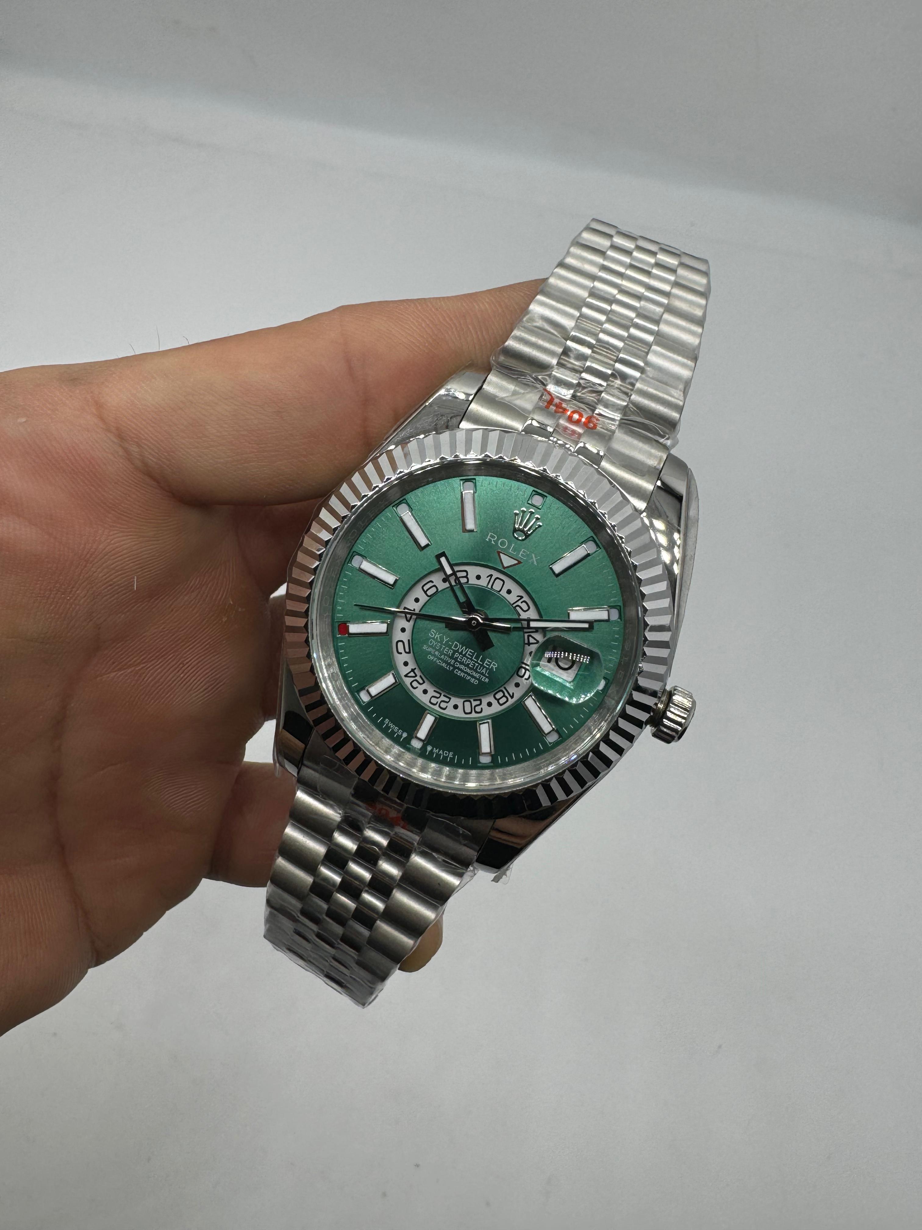 Rolex Sky-Dweller Mostrador Verde