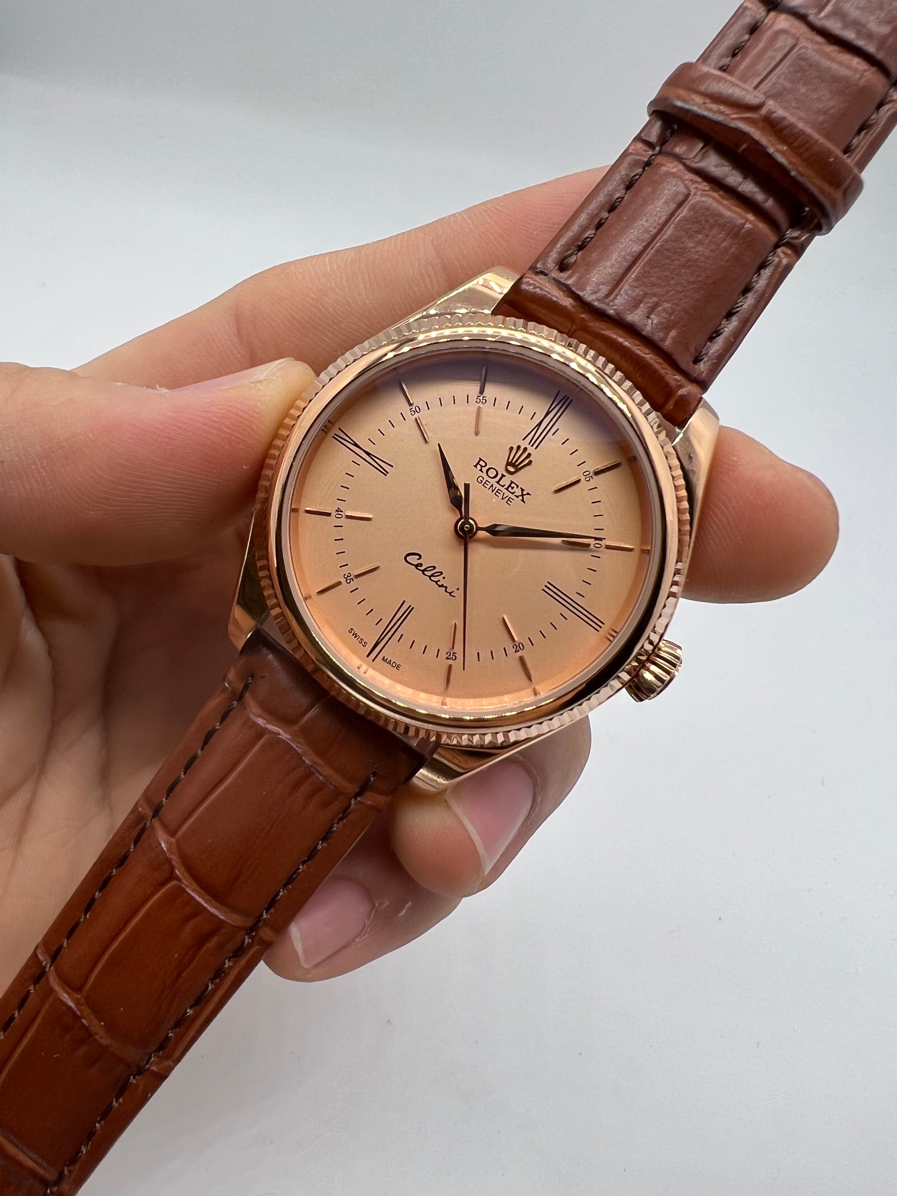 Rolex Benvenuto Cellini Time Everose