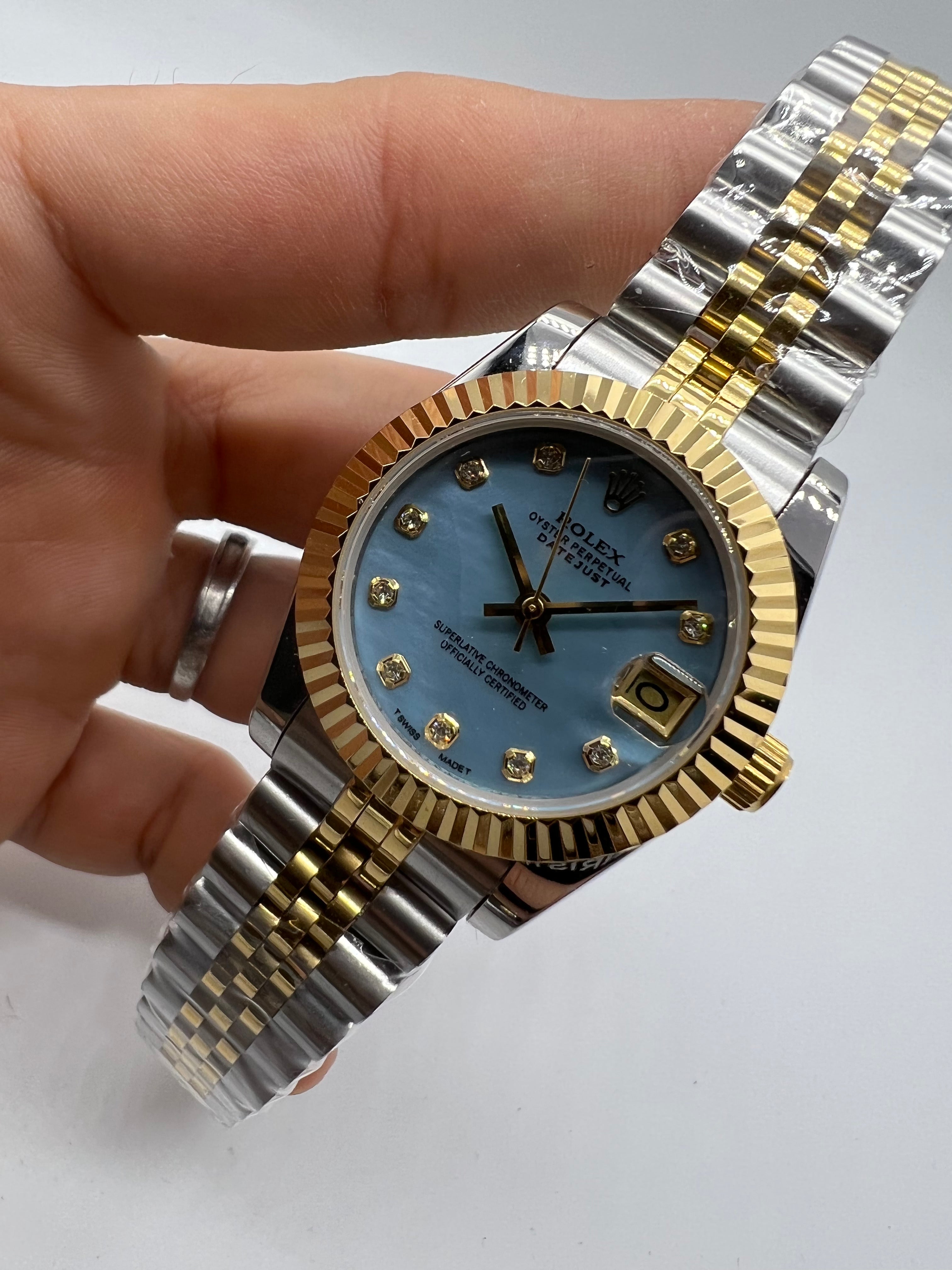 Rolex Lady-Datejust Rolesor Mother-of-pearl Sphere