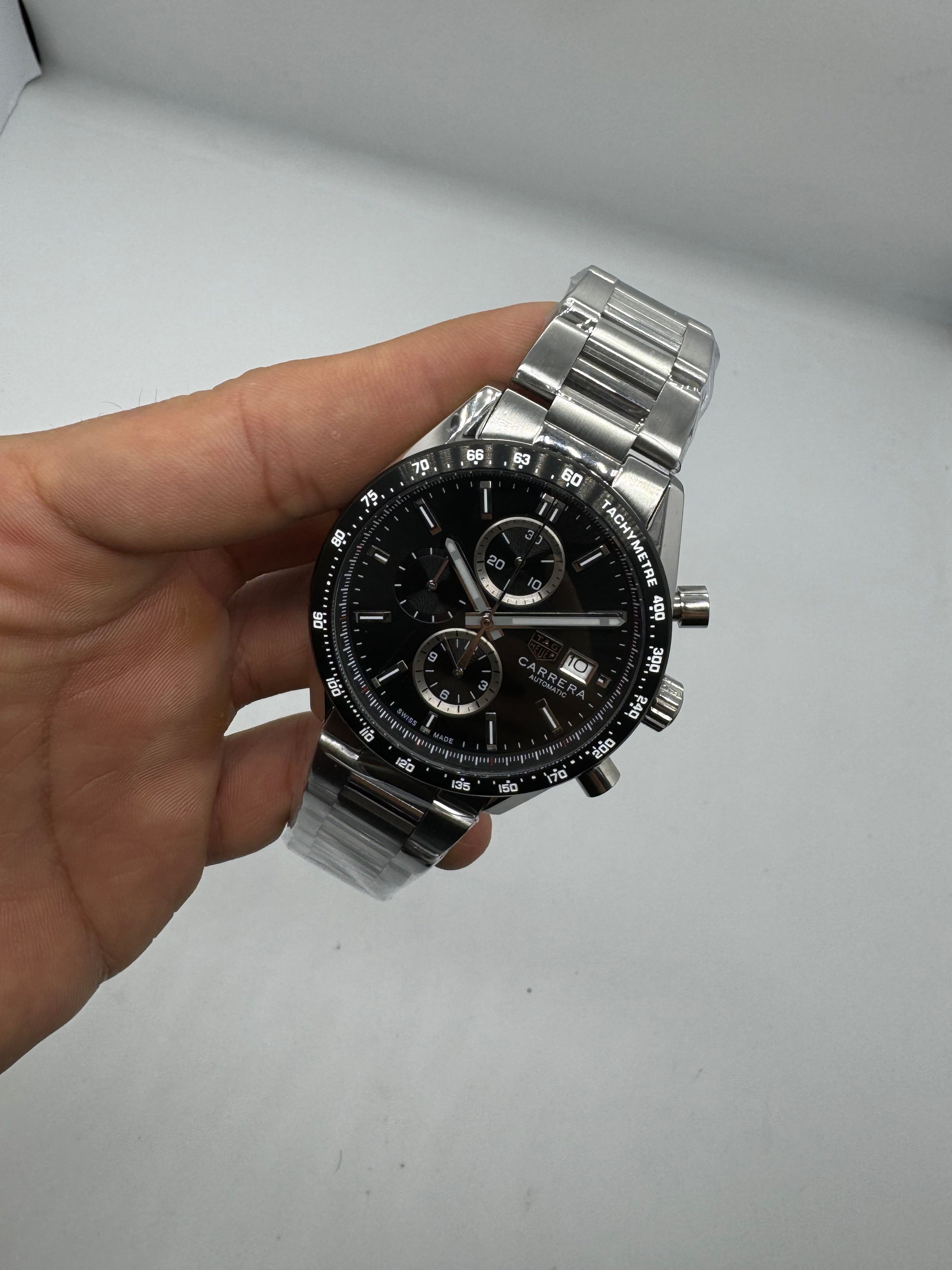 TAG Heuer Carrera Calibre 16 Chronograph Preto — Tag Heuer