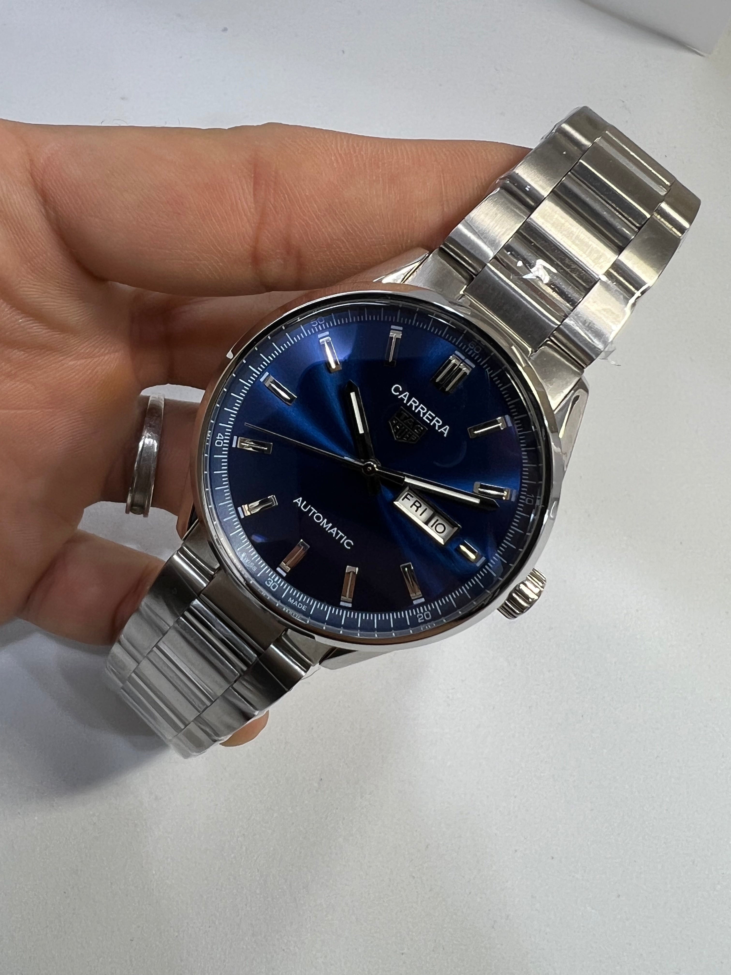 TAG Heuer Carrera Day-Date Blue Dial — Tag Heuer