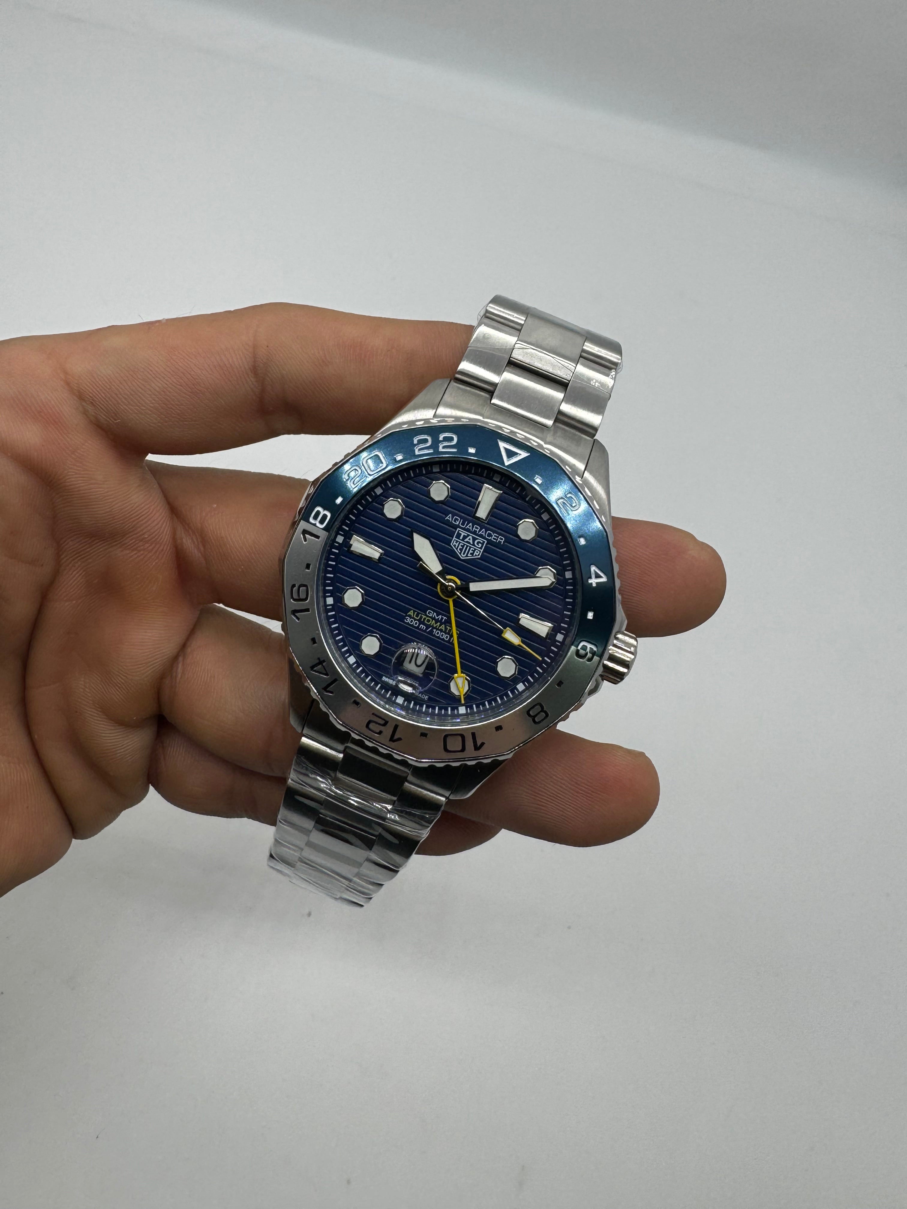 TAG Heuer Aquaracer GMT Batman Silver — Tag Heuer