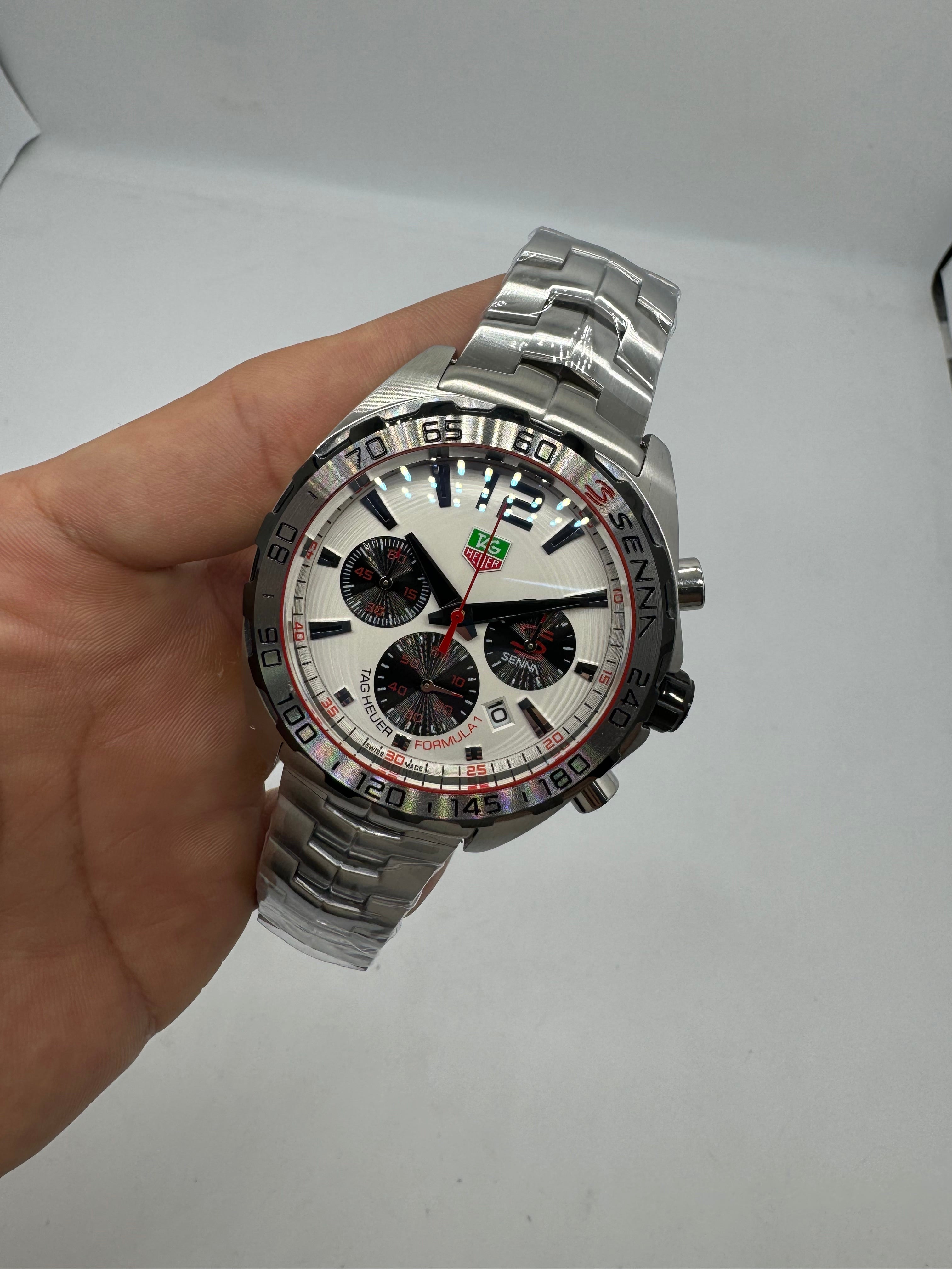 TAG Heuer Formula 1 Ayrton Senna Special Edition Silver Racing — Tag Heuer
