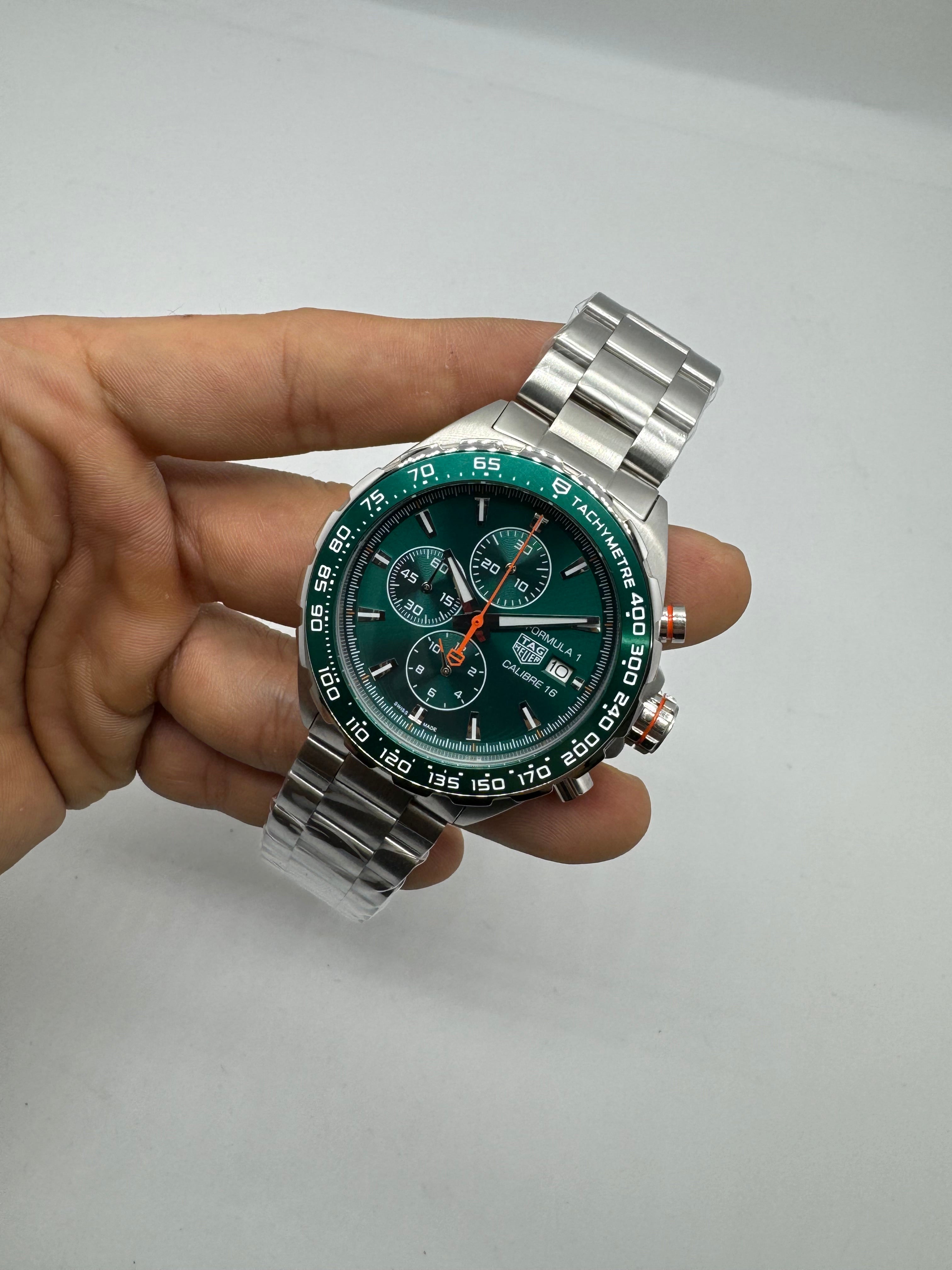 TAG Heuer Formula 1 Calibre 16 Chronograph Racing Green — Tag Heuer