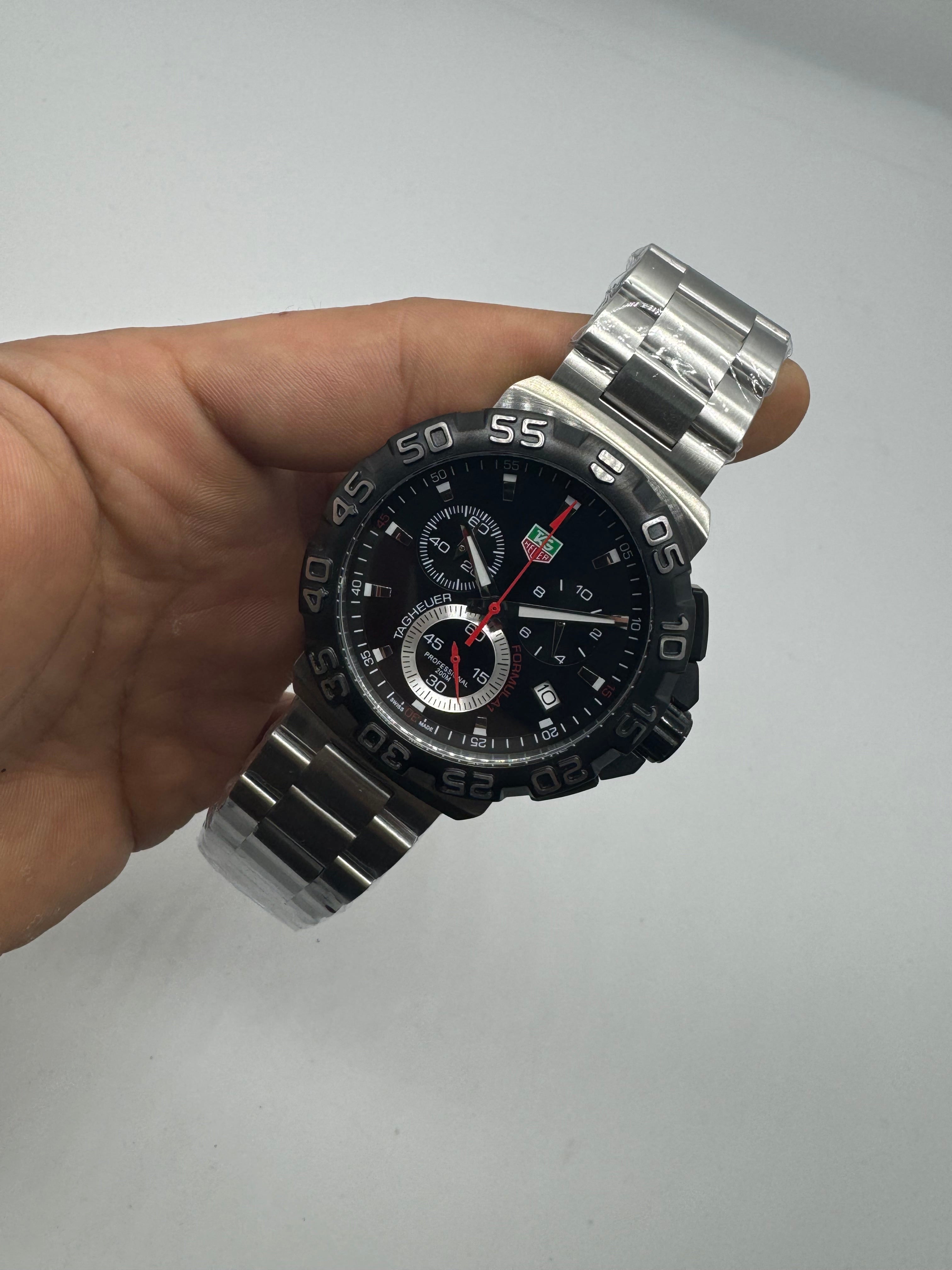 TAG Heuer Formula 1 Chronograph Black Dial with Black Bezel — Tag Heuer