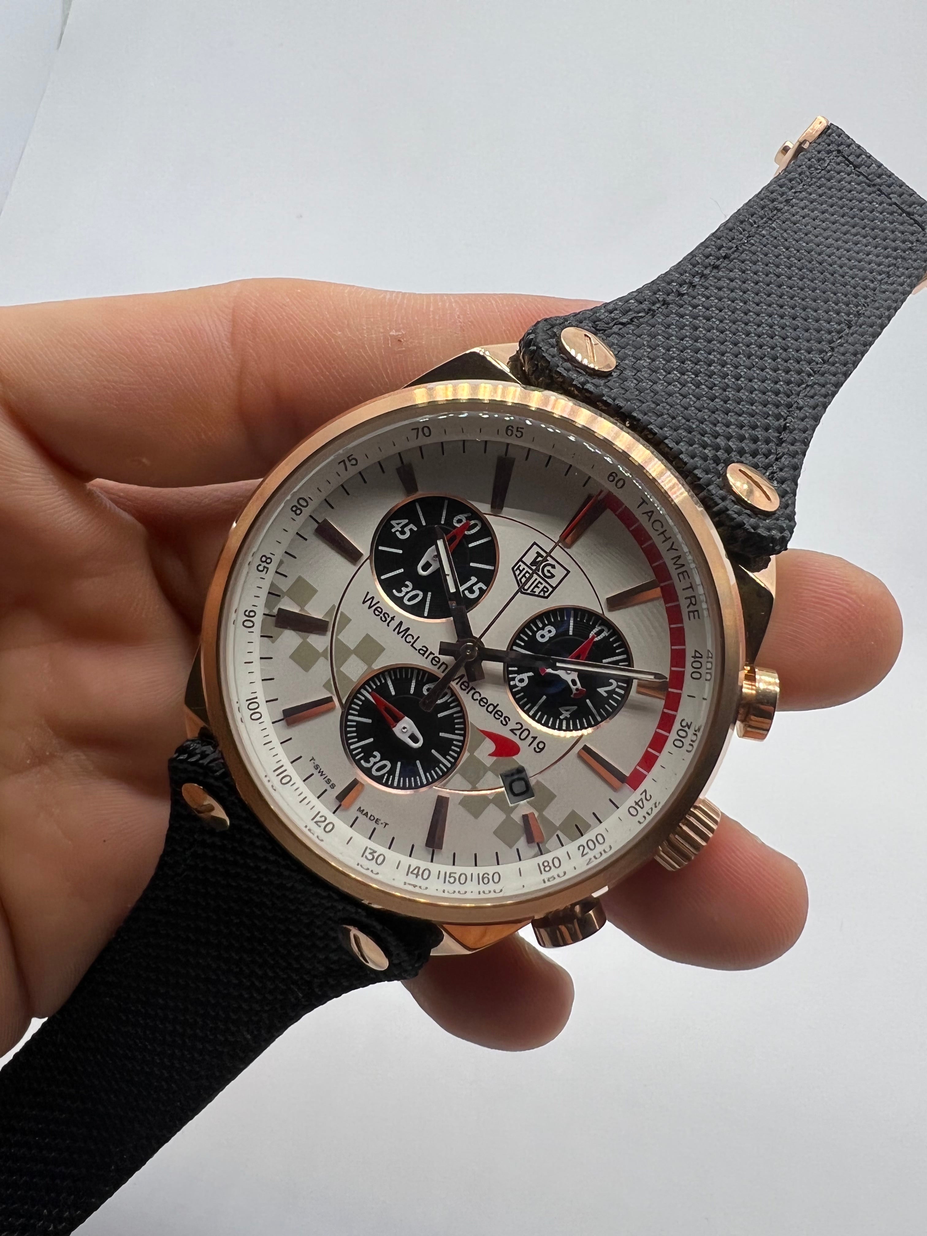 TAG Heuer West McLaren Mercedes 2019 White Dial — Tag Heuer