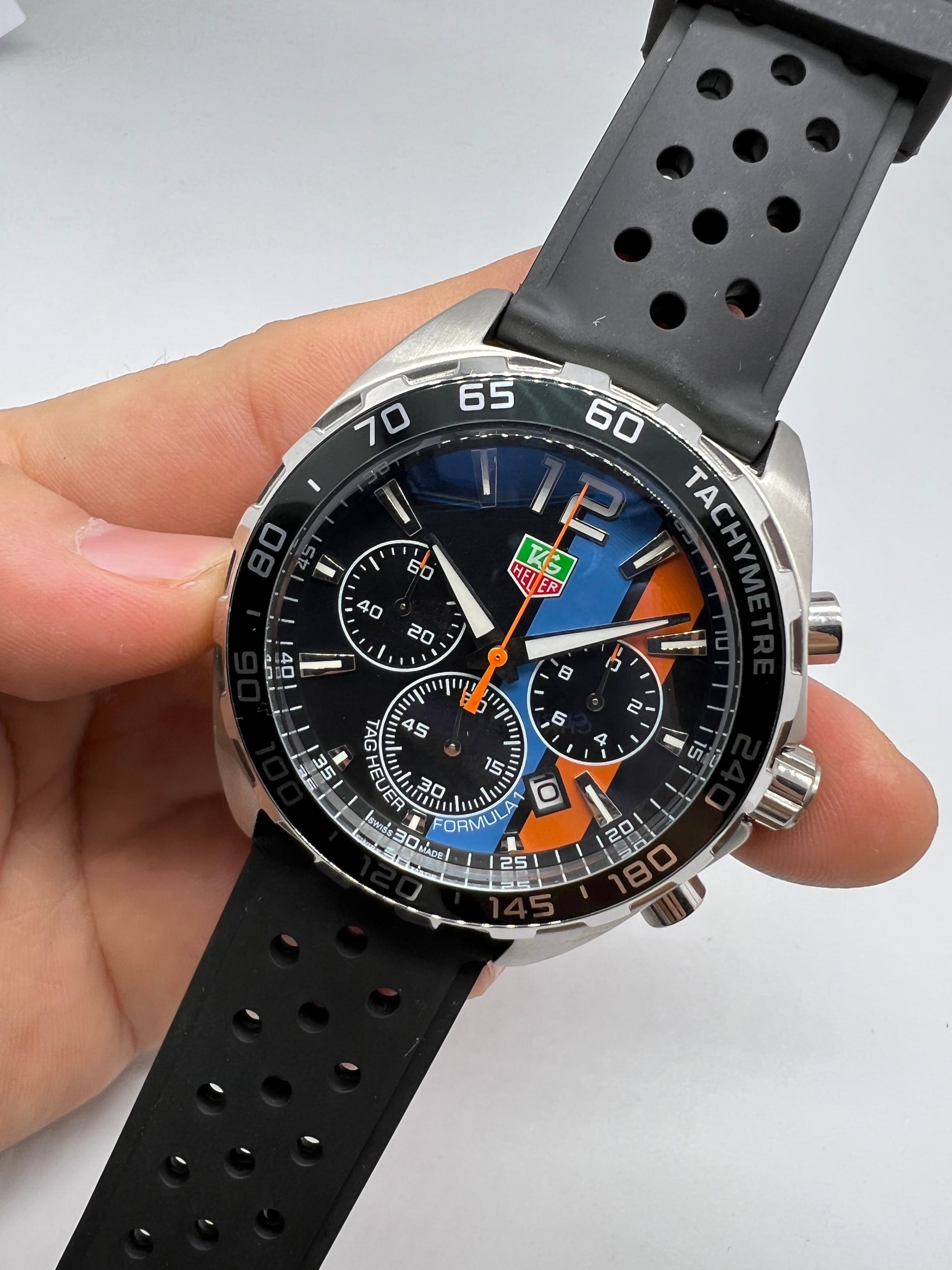 TAG Heuer Formula 1 Chronograph Gulf Edition — Tag Heuer