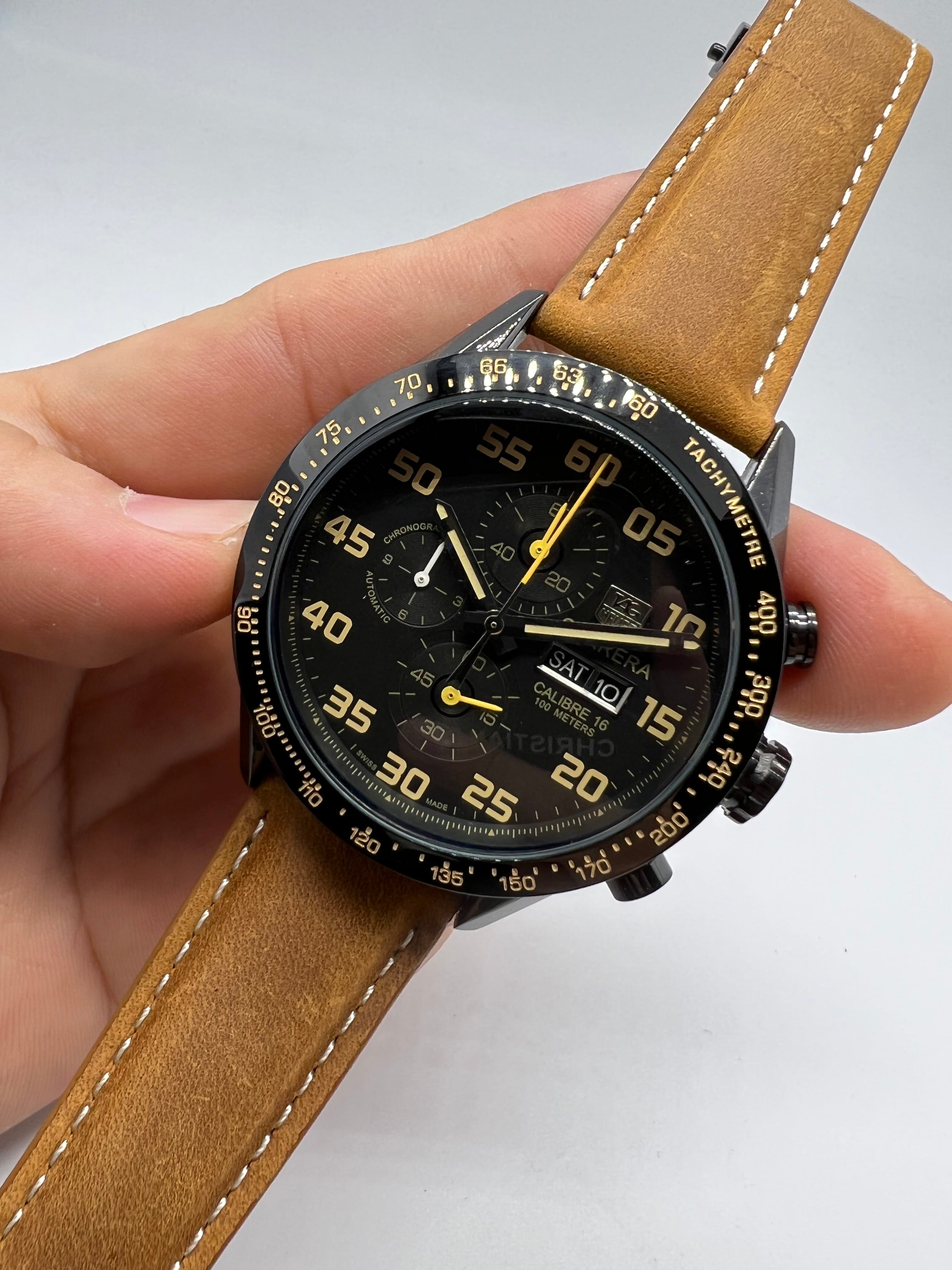 TAG Heuer Carrera Calibre 16 Cronógrafo Automático Preto — Tag Heuer