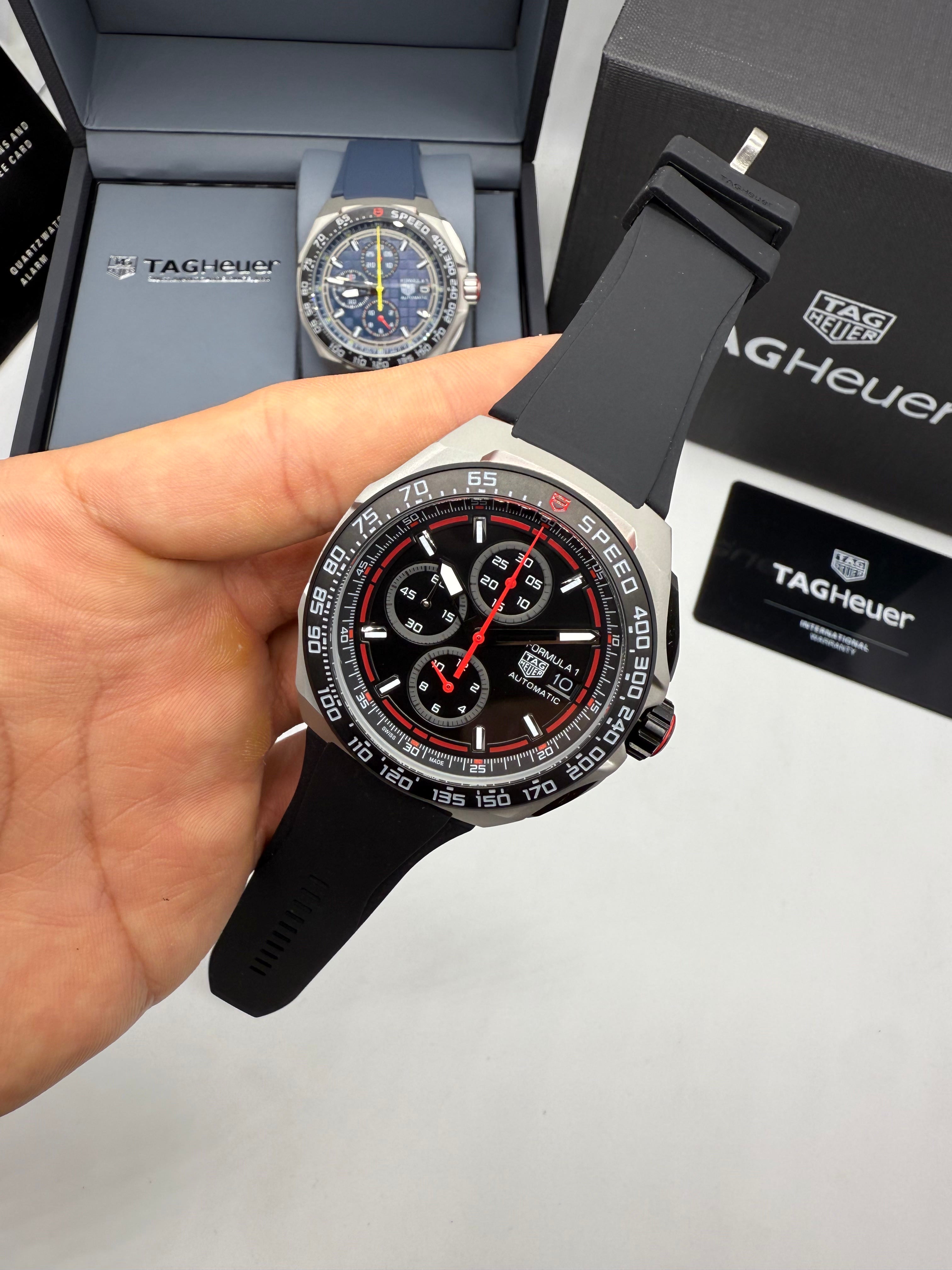 TAG Heuer Formula 1 Automatic Chronograph Black & Red Sport Edition — Tag Heuer
