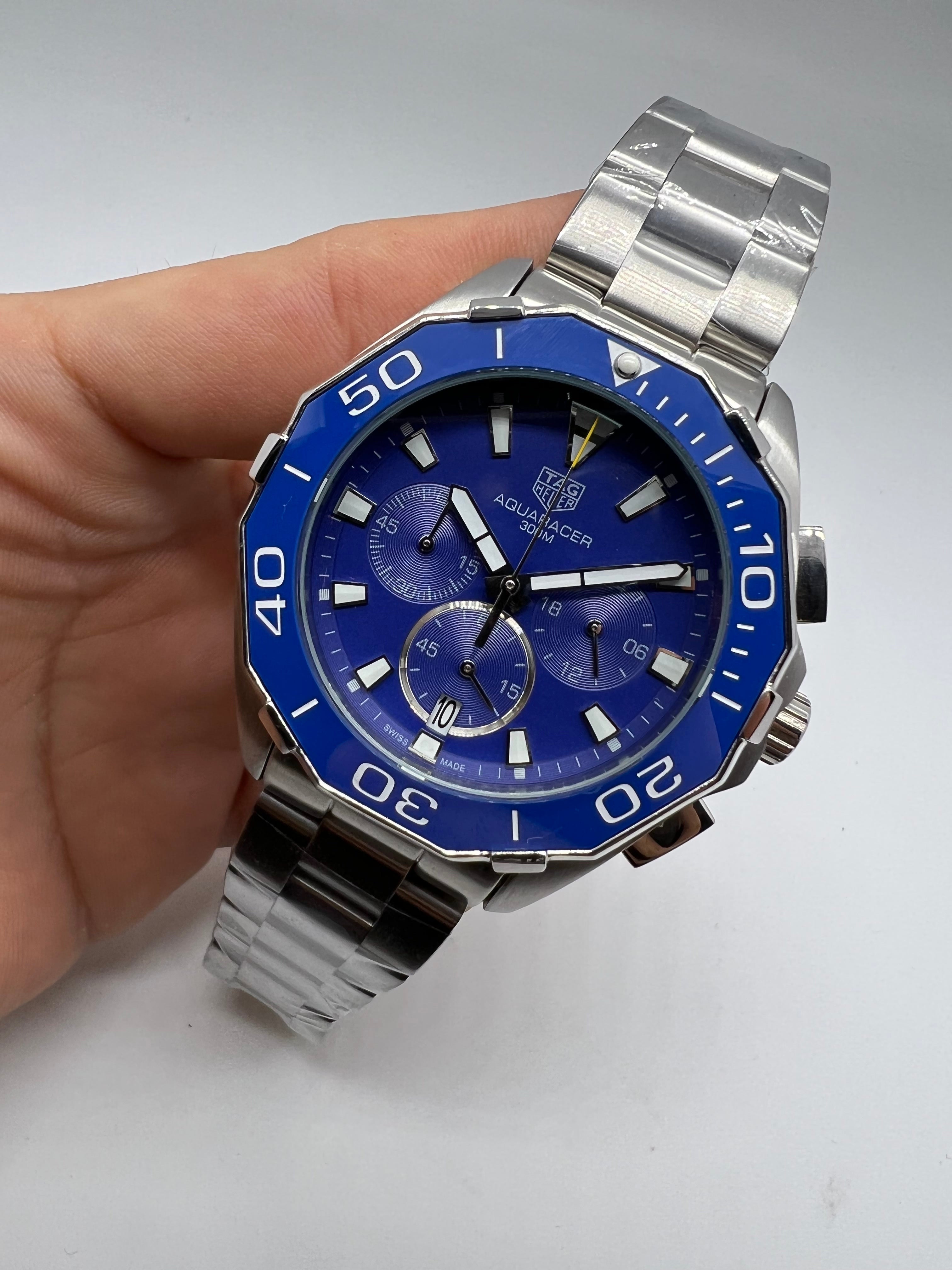 TAG Heuer Aquaracer Chronograph 300M Azul — Tag Heuer