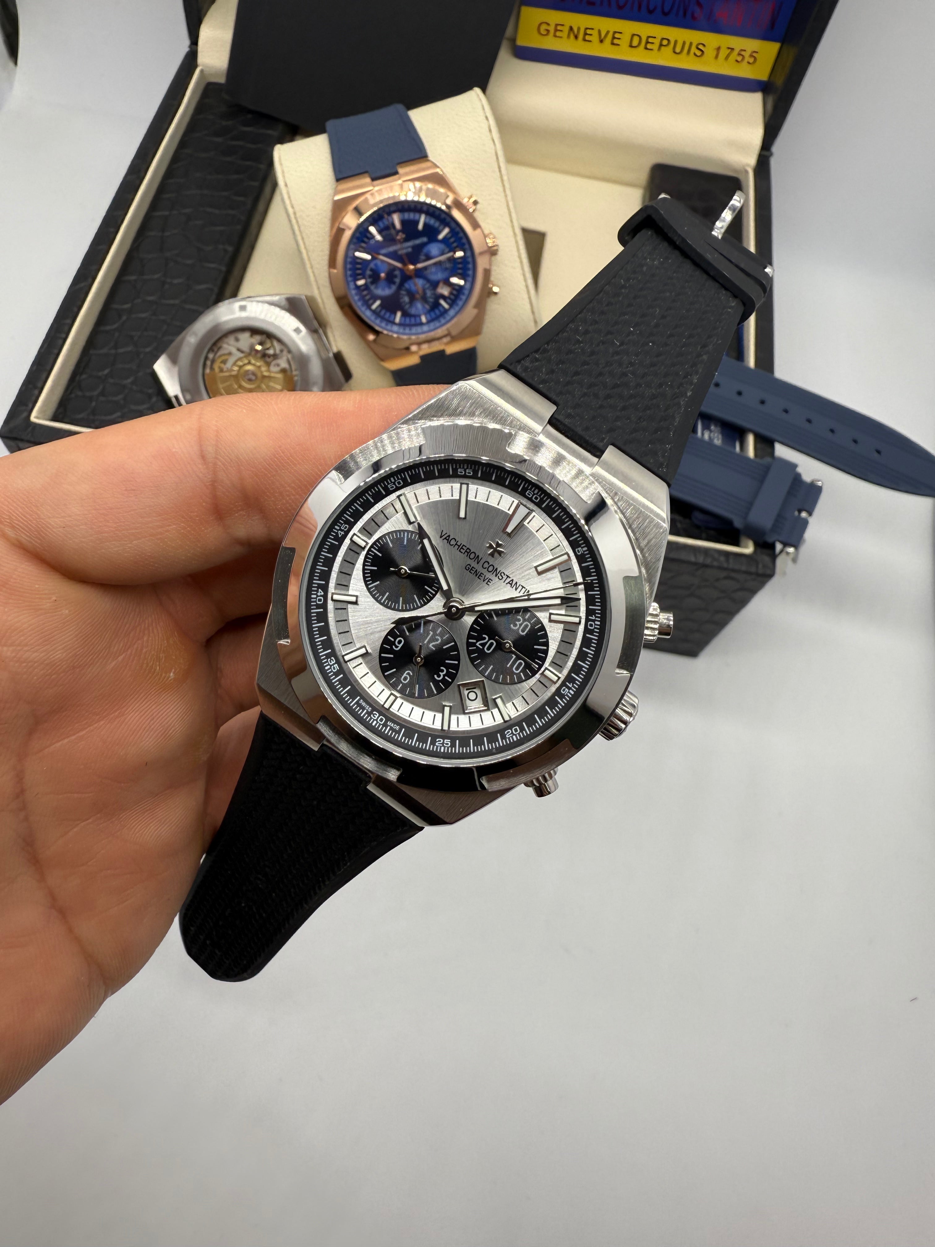 Vacheron Overseas Chronograph “Reverse Panda” — Vacheron Constantin