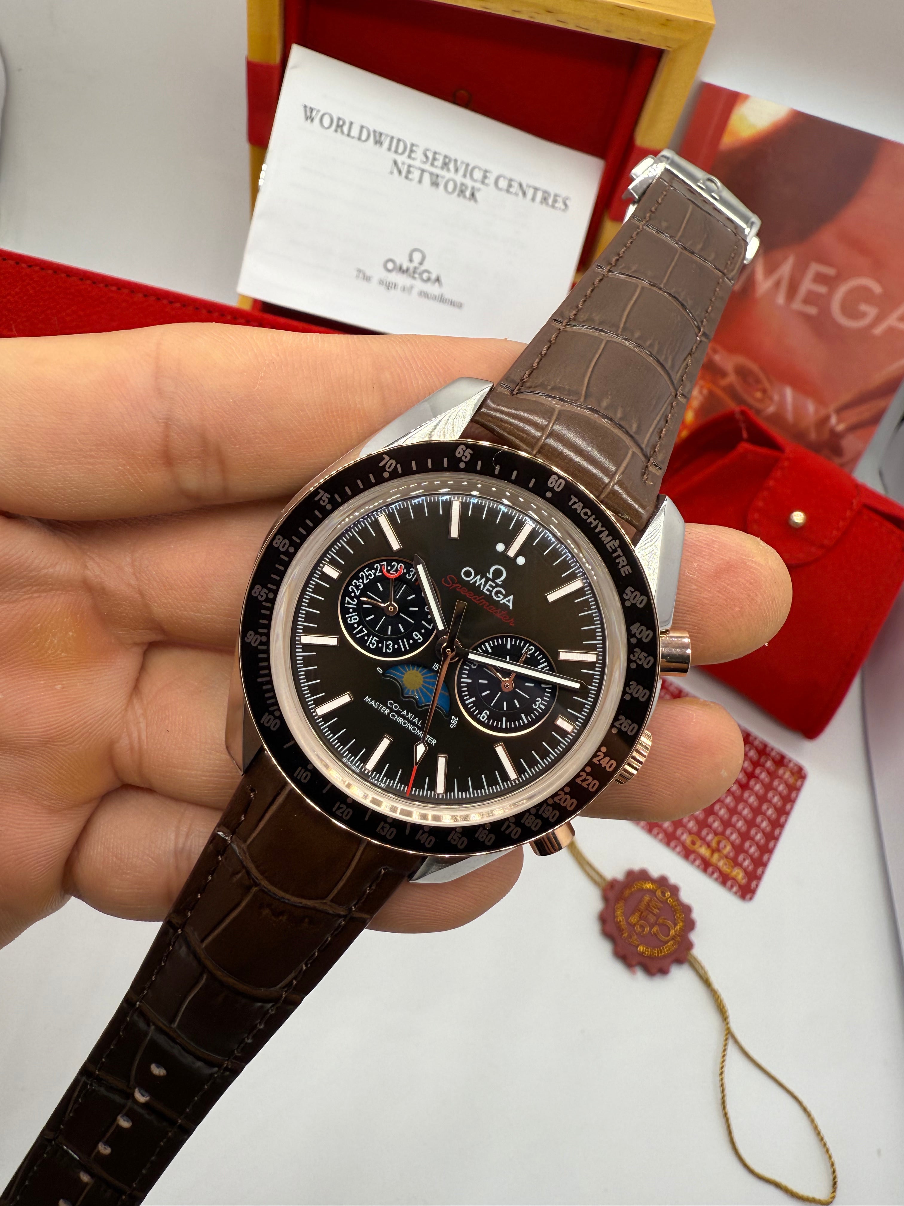 Omega Speedmaster Moonwatch Co-Axial Master Chronometer Chronograph Annual Calendar