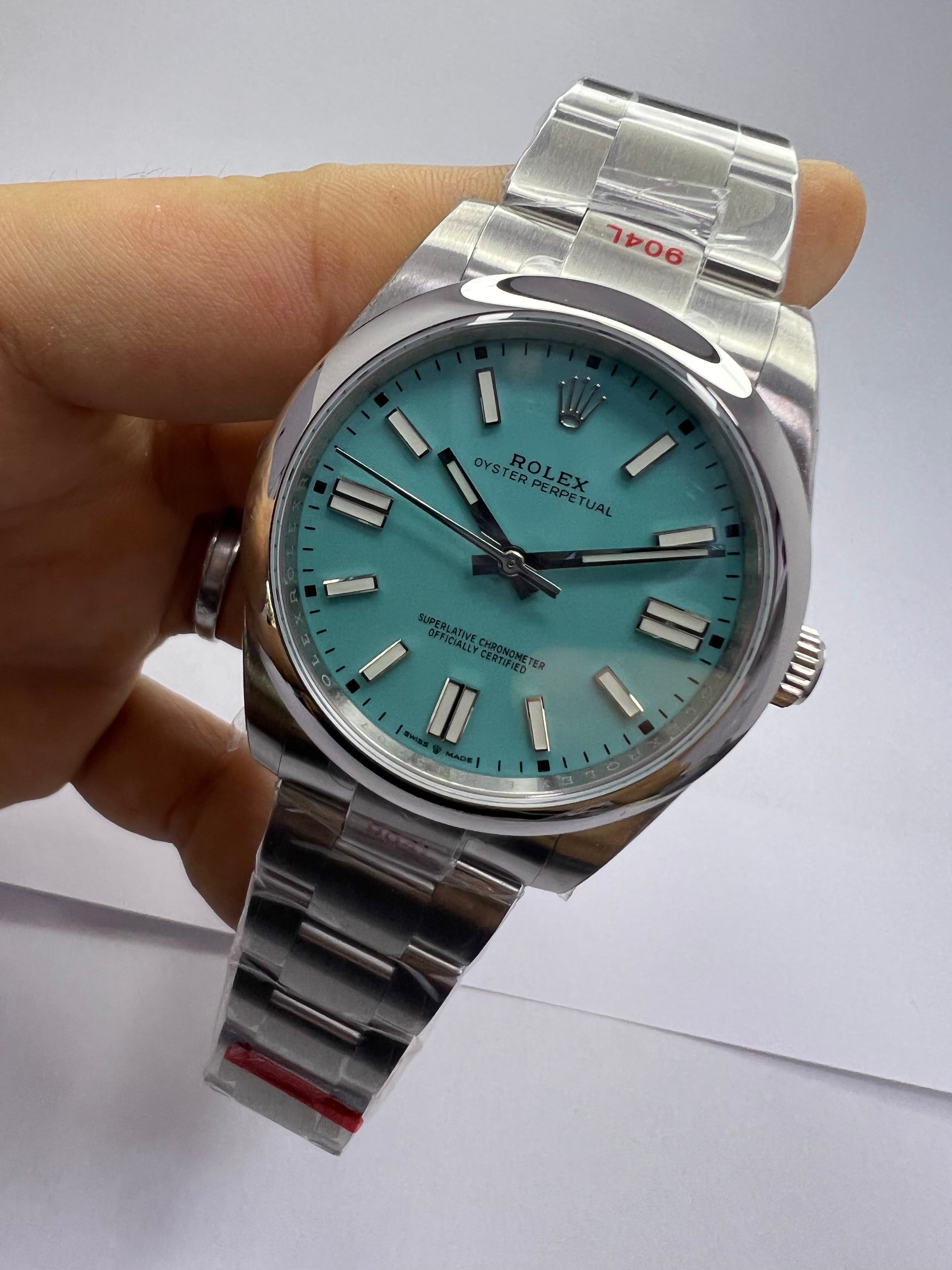 Rolex Oyster Perpetual “Tiffany Blue” ref 126000
