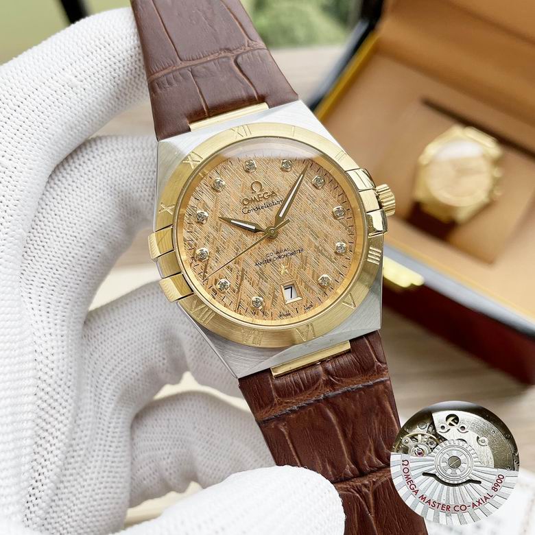 Omega Constellation Co-Axial Master Chronometer “Wood Textured Dial” – Edição Fantasy