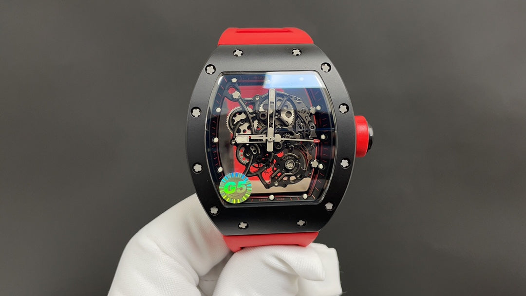 Richard Mille RM 35-02 “Rafael Nadal” – Edição Preto/Vermelho Skeleton