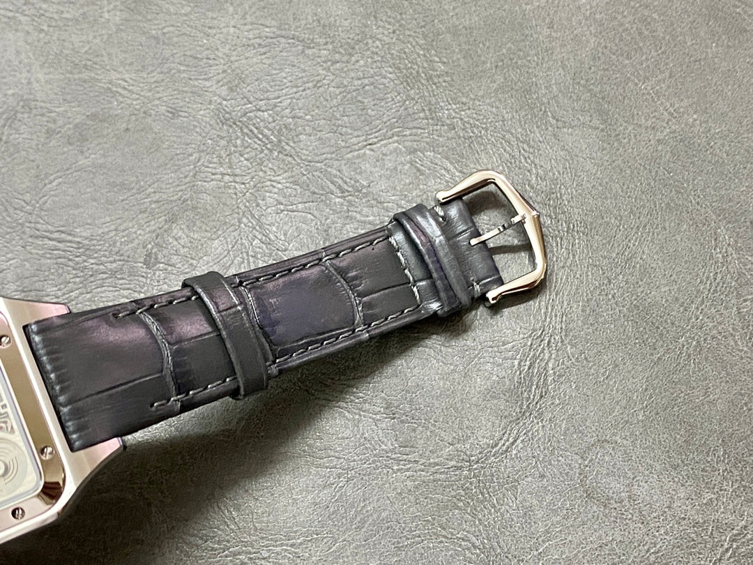 Cartier Santos-Dumont Skeleton “Reve de Plume / Aventurine / Limited Art Motif” (Aftermarket / Special Dial) — Cartier