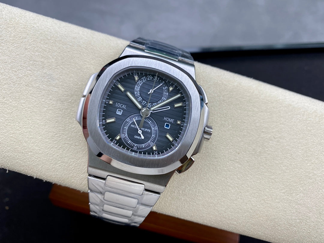 Patek Philippe Nautilus Travel Time Chronograph Ref. 5990/1A-001 — Patek Philippe