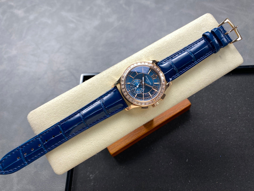 Patek Philippe Chronograph Ref. 5930R-010 (World Time Chronograph, versão engastada personalizada) — Patek Philippe