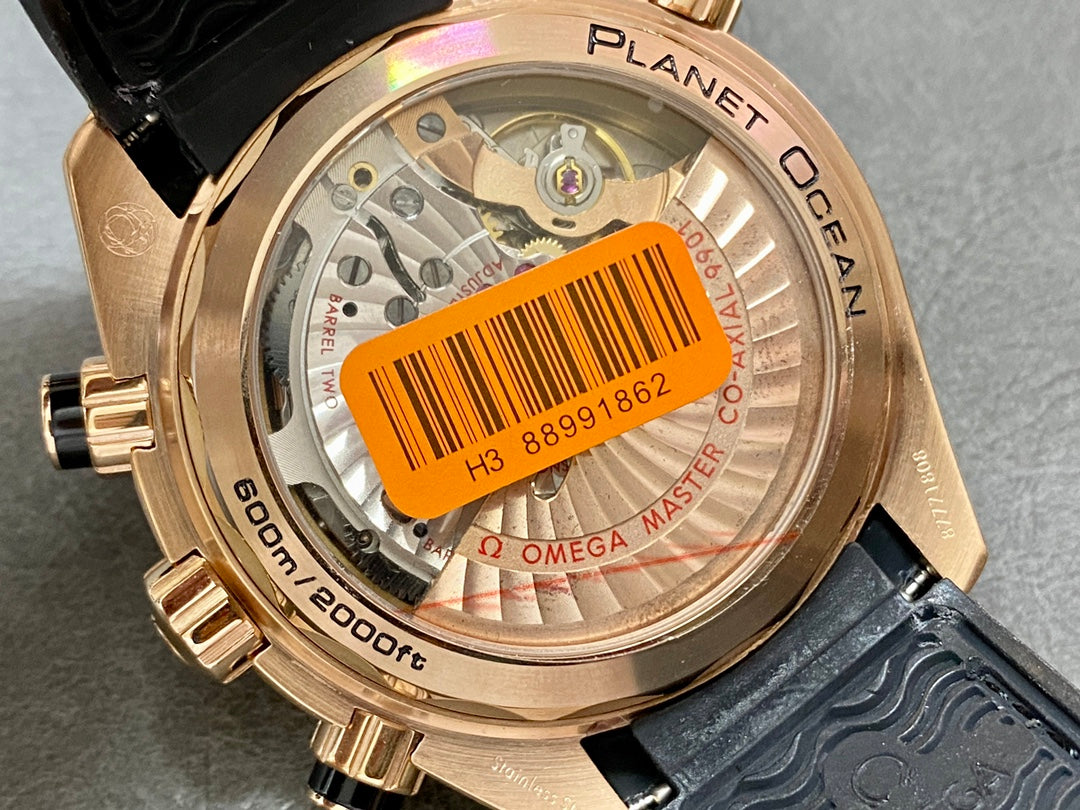 Omega Seamaster Planet Ocean Chronograph 600M Sedna Gold Ref. 215.63.46.51.01.001 — Omega