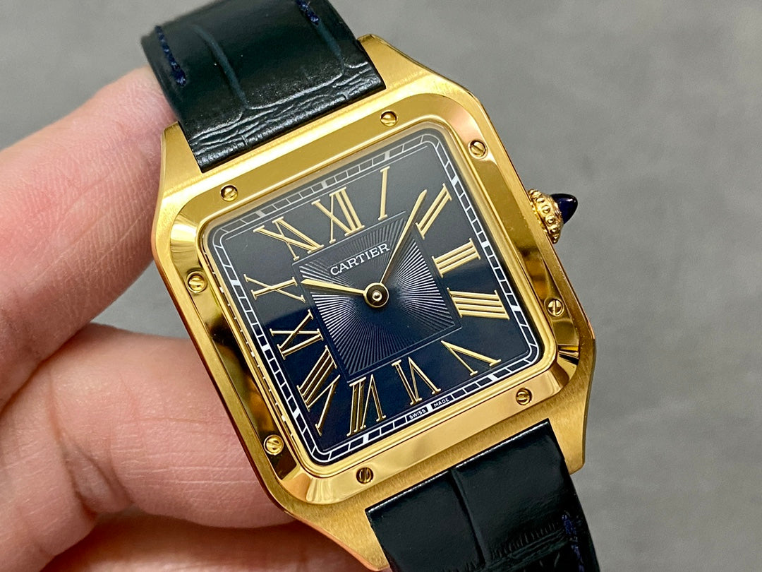 Cartier Santos Dumont Large Model Ref. WSSA0021 (versão ouro amarillo) — Cartier