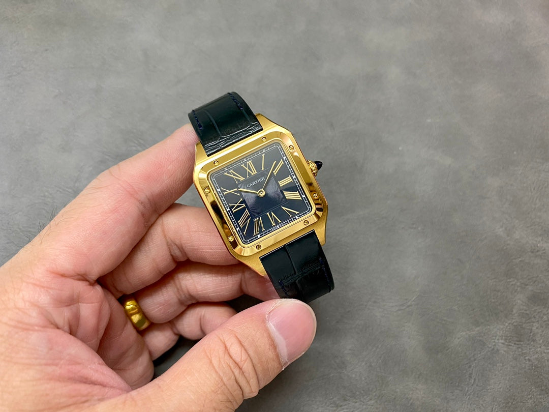 Cartier Santos Dumont Large Model Ref. WSSA0021 (versão ouro amarillo) — Cartier
