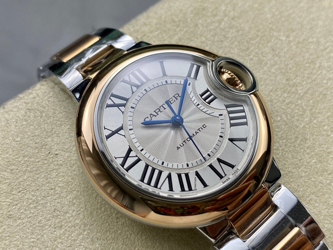 Cartier Ballon Bleu de Cartier 42mm Ref. W2BB0024 (aço e ouro rosa) — Cartier