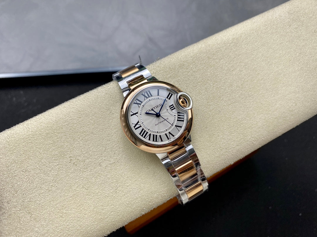 Cartier Ballon Bleu de Cartier 42mm Ref. W2BB0024 (aço e ouro rosa) — Cartier