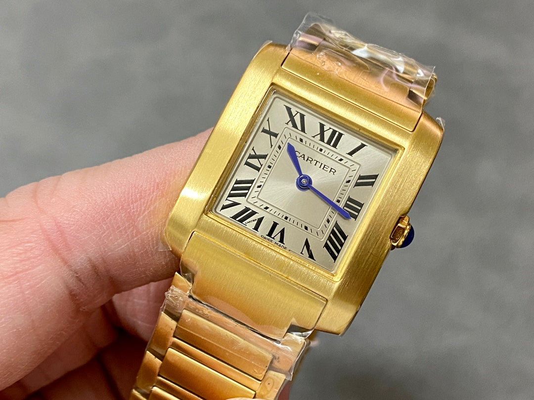 Cartier Tank Française Small Model (ouro amarillo 18k) — Cartier