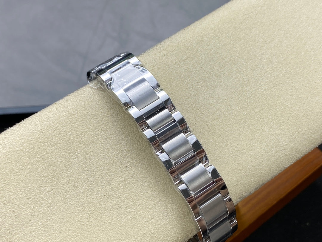 Cartier Ballon Bleu de Cartier 33mm Automatic (aço, mostrador rosada / salmón) — Cartier