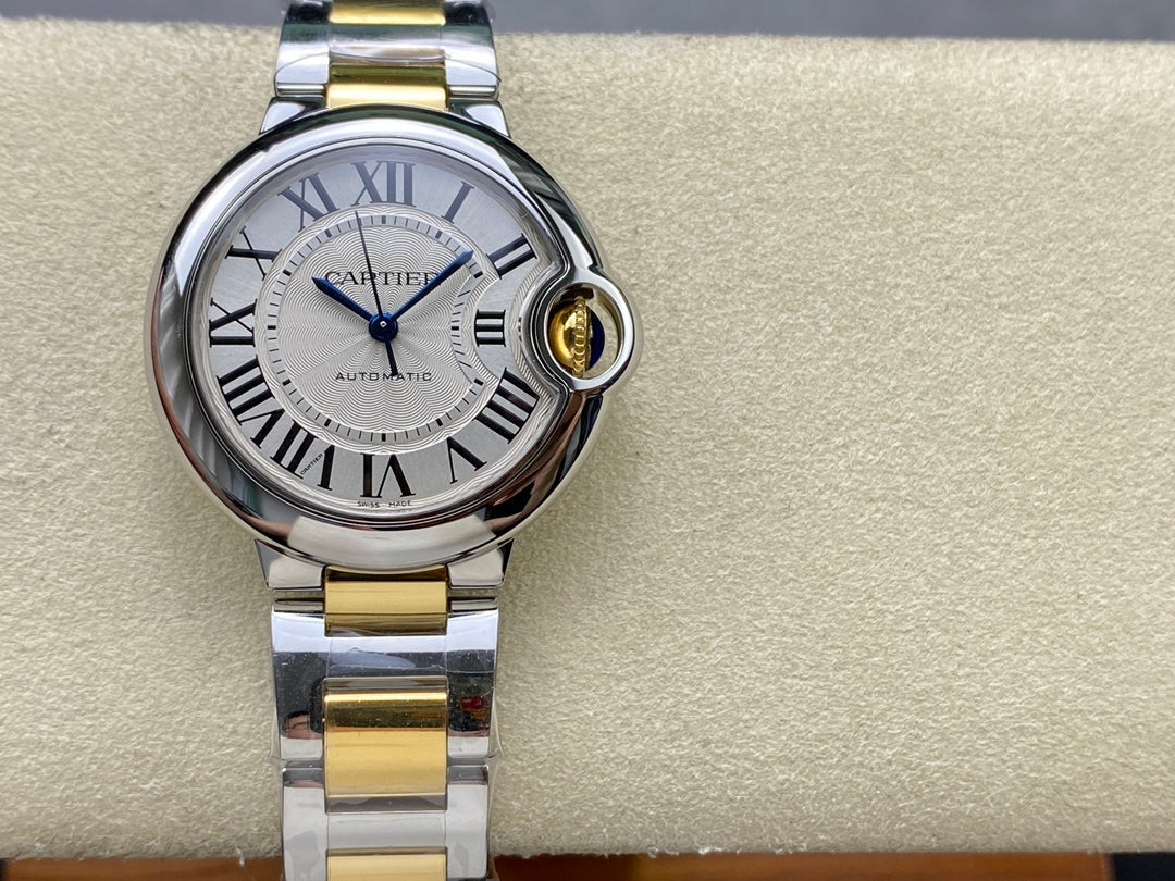 Cartier Ballon Bleu de Cartier 36mm Automatic (aço e ouro amarillo)