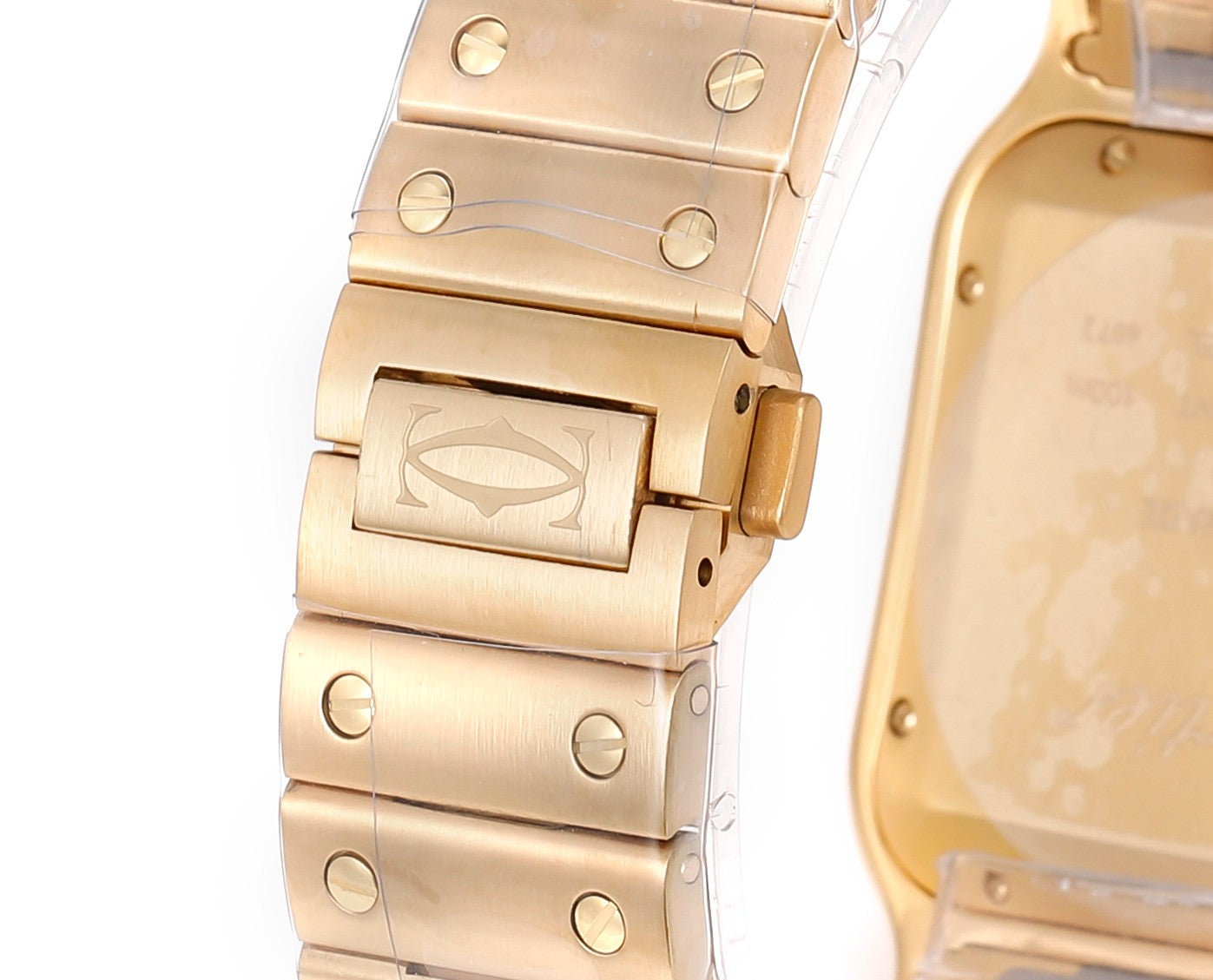 Cartier Santos (versão pavé en ouro) — Cartier
