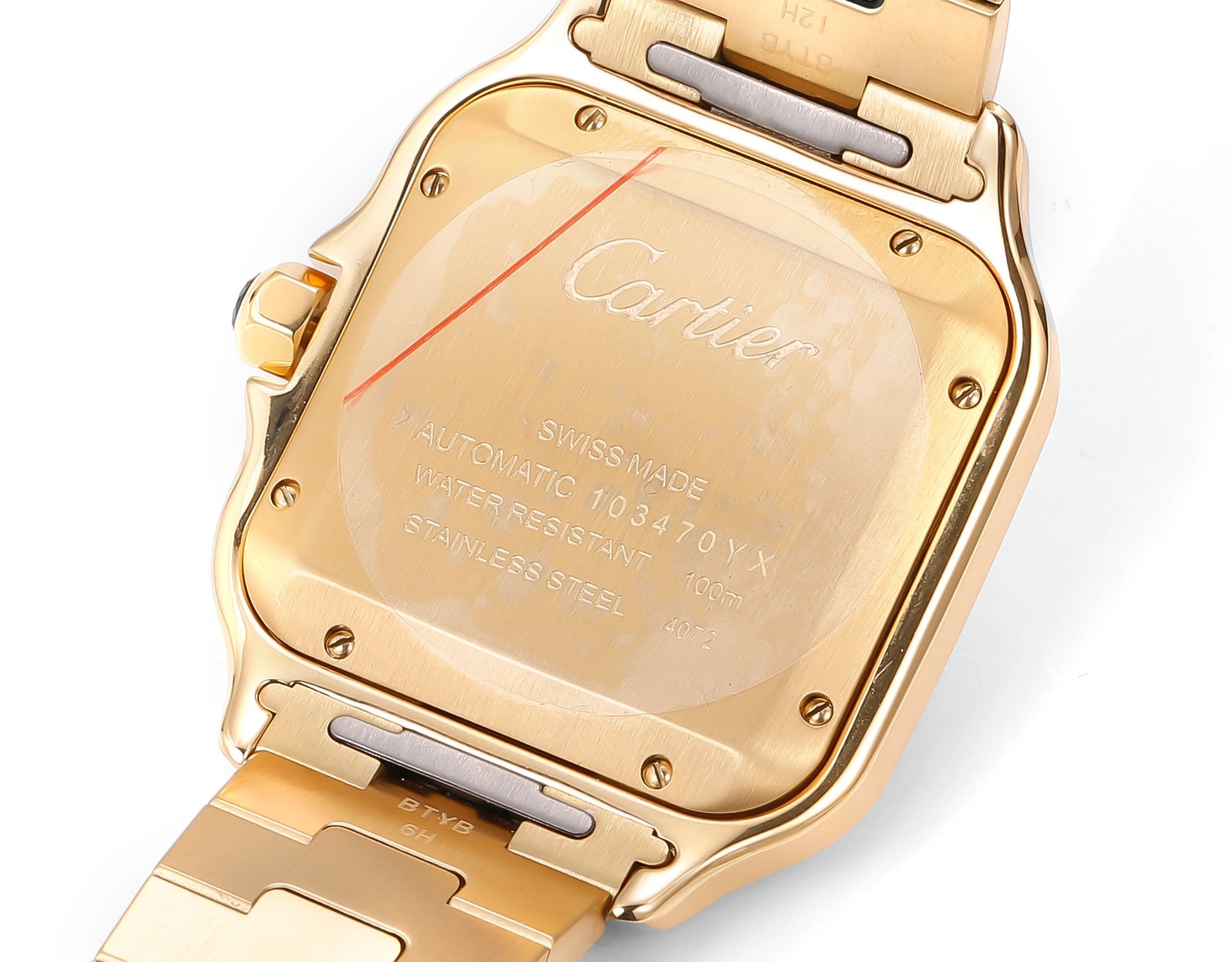 Cartier Santos (versão pavé en ouro) — Cartier