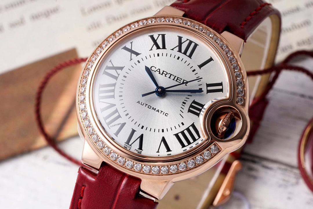 Cartier Ballon Bleu (ouro rosa com diamantes) — Cartier