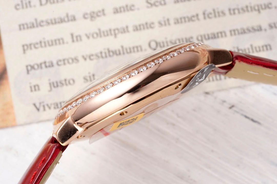 Cartier Ballon Bleu (ouro rosa com diamantes) — Cartier