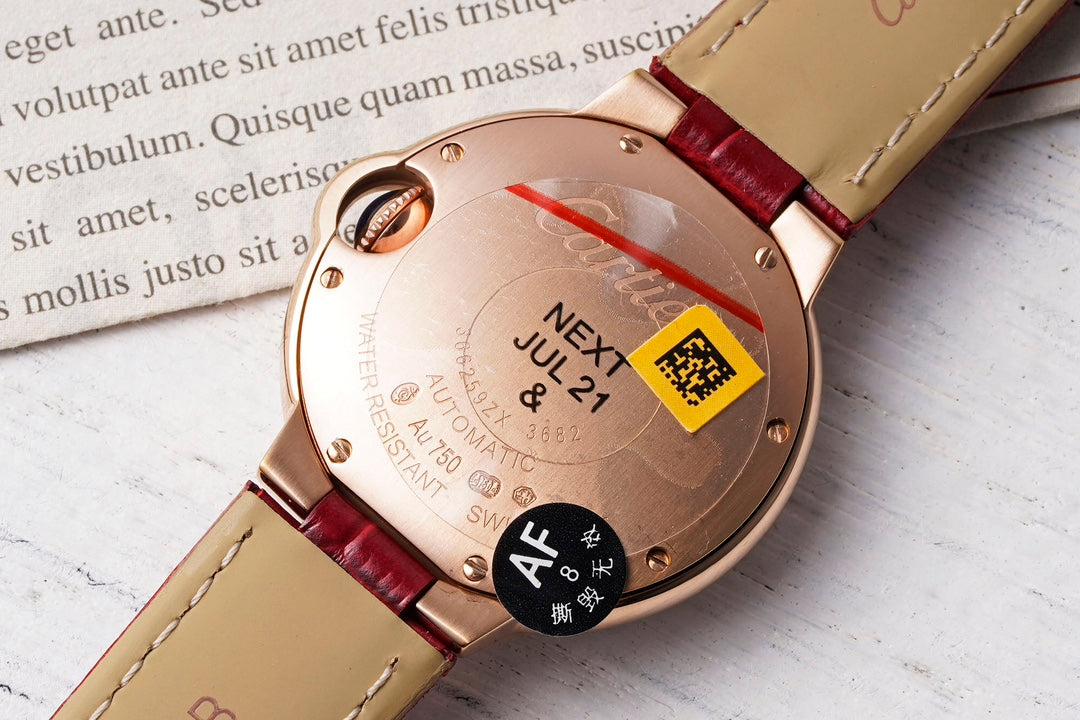 Cartier Ballon Bleu (ouro rosa com diamantes) — Cartier