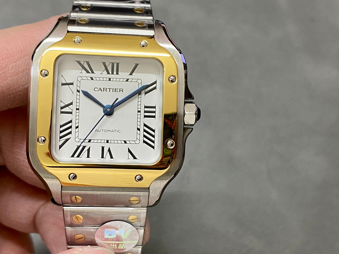 Cartier Santos (bicolor Aço & Ouro Amarillo)