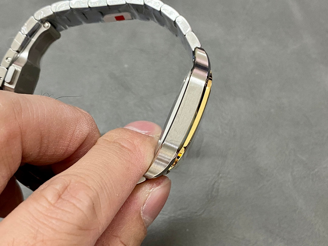 Cartier Santos (bicolor Aço & Ouro Amarillo) — Cartier
