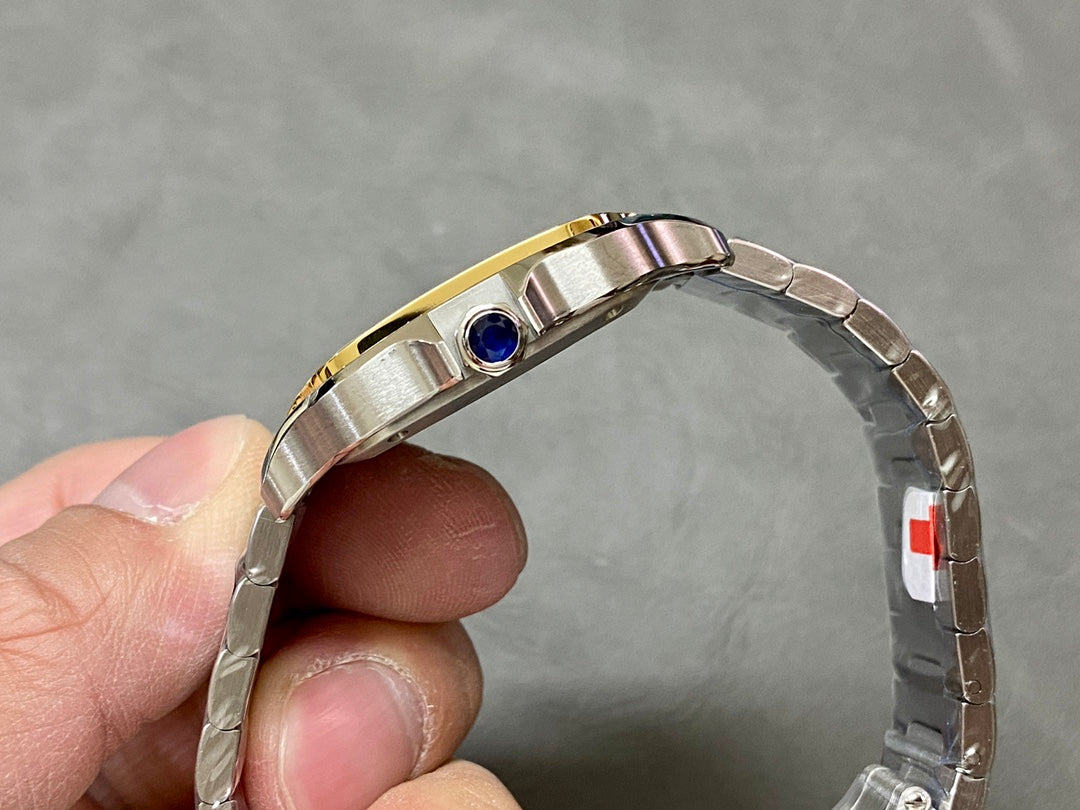 Cartier Santos (bicolor Aço & Ouro Amarillo) — Cartier