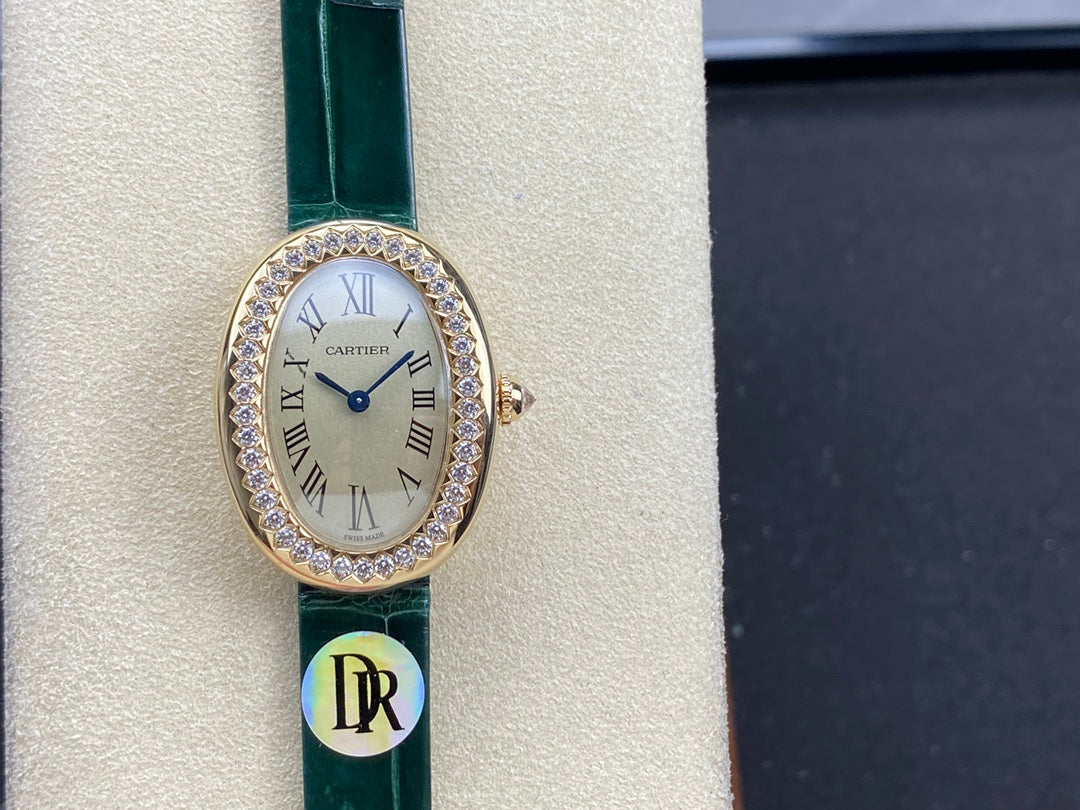 Cartier Baignoire (ouro com diamantes)
