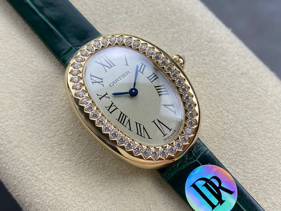 Cartier Baignoire (ouro com diamantes) — Cartier