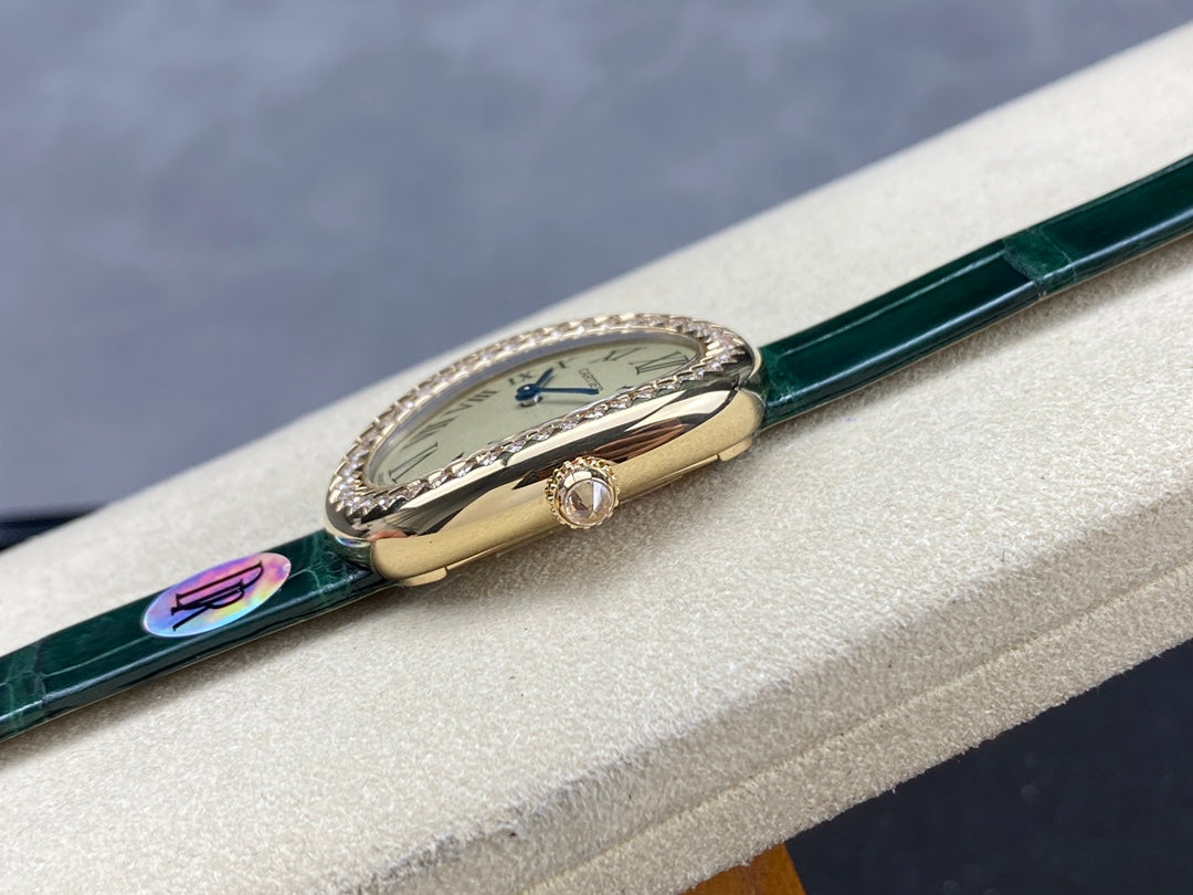 Cartier Baignoire (ouro com diamantes) — Cartier