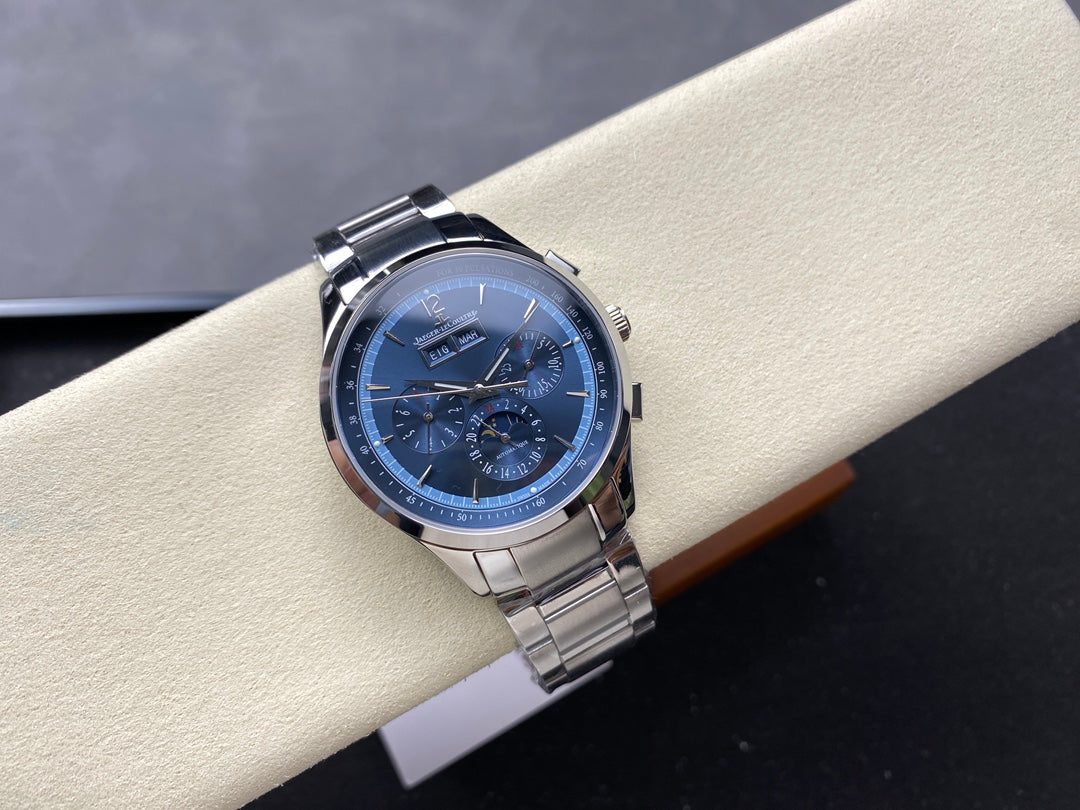 Jaeger-LeCoultre Master Control Chronograph Calendar (aço, mostrador azul) — Jaeger-LeCoultre