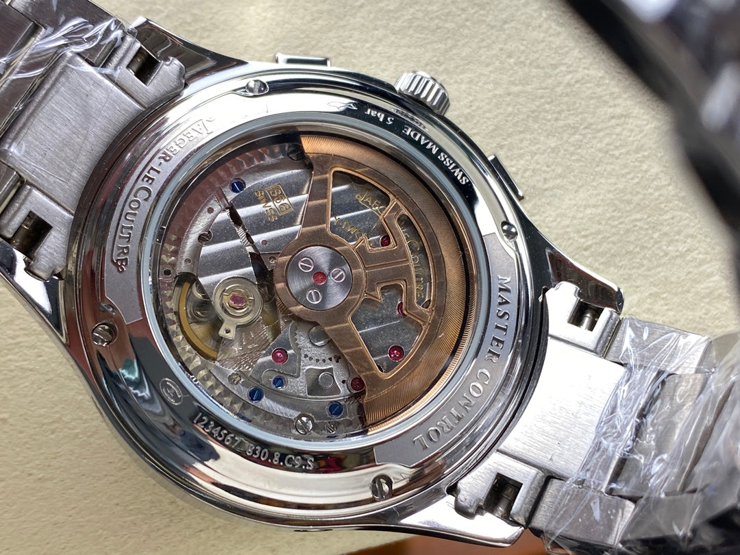 Jaeger-LeCoultre Master Control Chronograph Calendar (aço, mostrador azul) — Jaeger-LeCoultre
