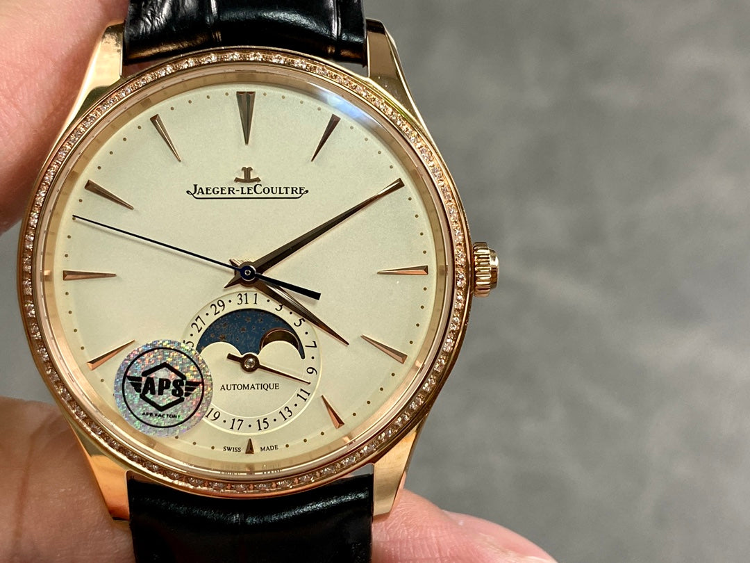 Jaeger-LeCoultre Master Ultra Thin Moon – Ouro rosa com diamantes — Jaeger-LeCoultre