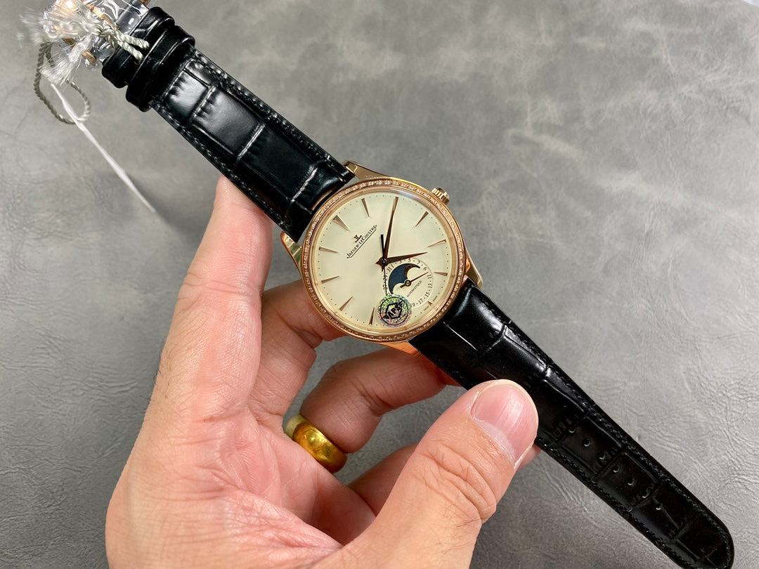 Jaeger-LeCoultre Master Ultra Thin Moon – Ouro rosa com diamantes — Jaeger-LeCoultre