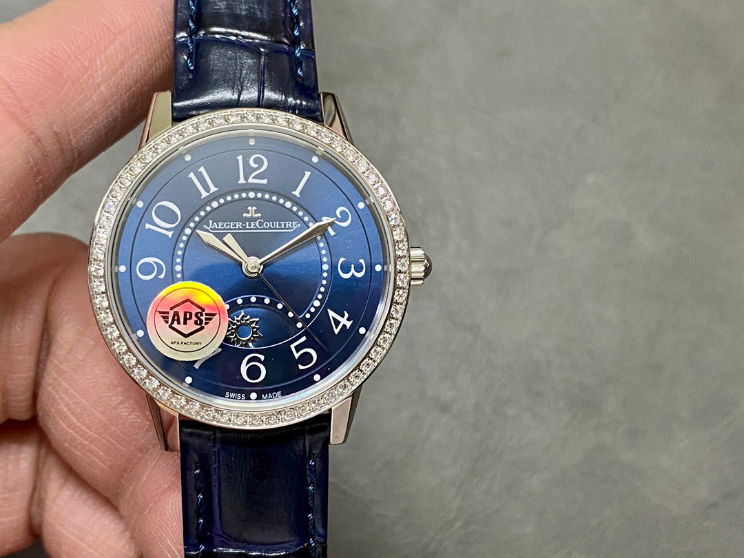 Jaeger-LeCoultre Rendez-Vous Night & Day – Mostrador azul com diamantes — Jaeger-LeCoultre