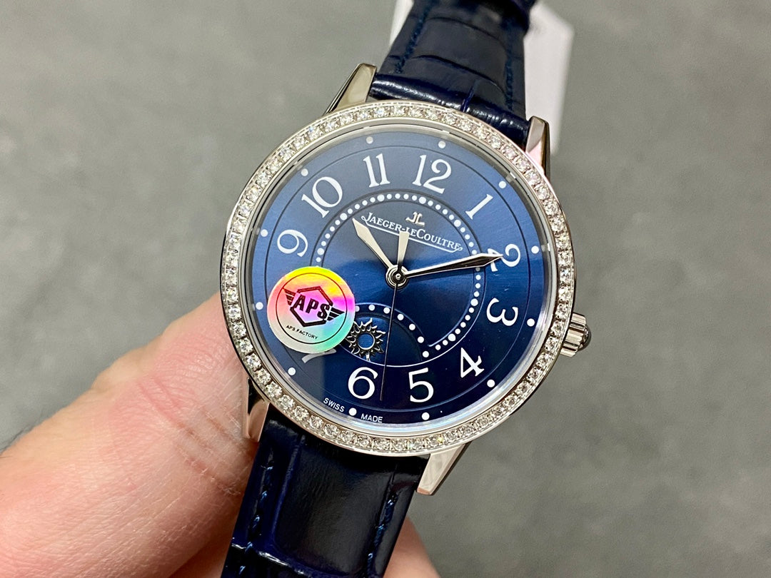 Jaeger-LeCoultre Rendez-Vous Night & Day – Mostrador azul com diamantes — Jaeger-LeCoultre
