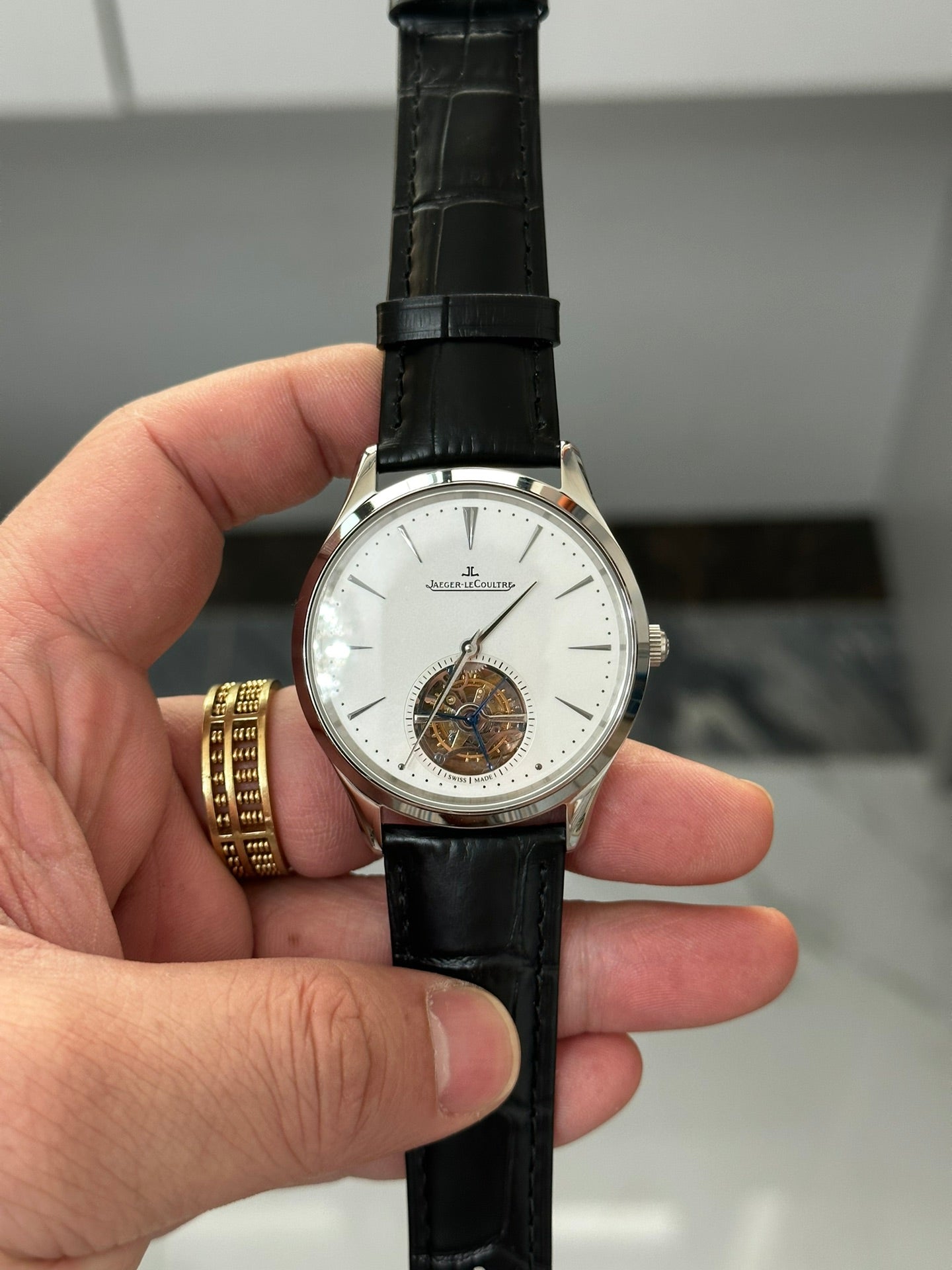 Jaeger-LeCoultre Master Ultra Thin Tourbillon (versão open tourbillon) — Jaeger-LeCoultre