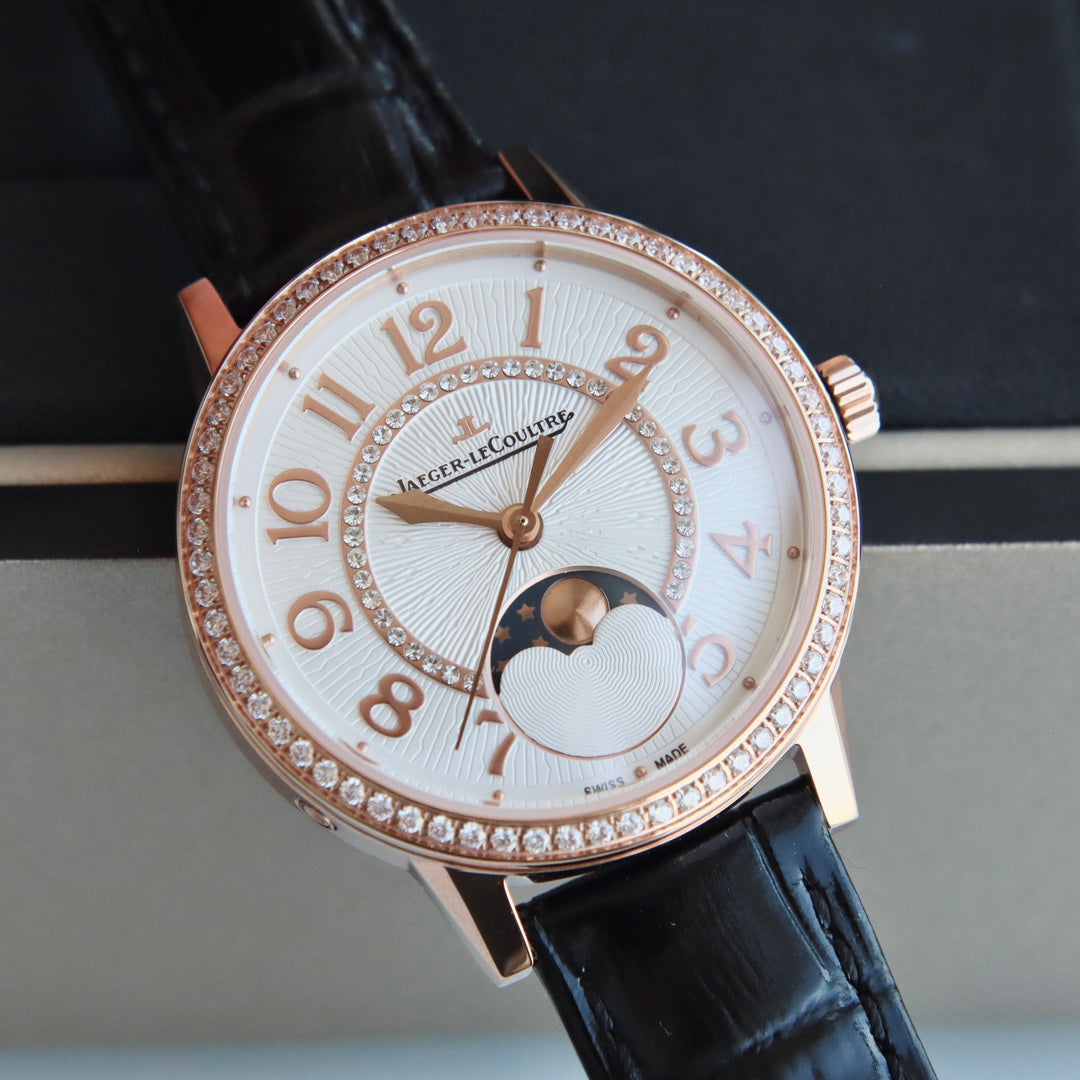 Jaeger-LeCoultre Rendez-Vous Moon – Ouro rosa com diamantes